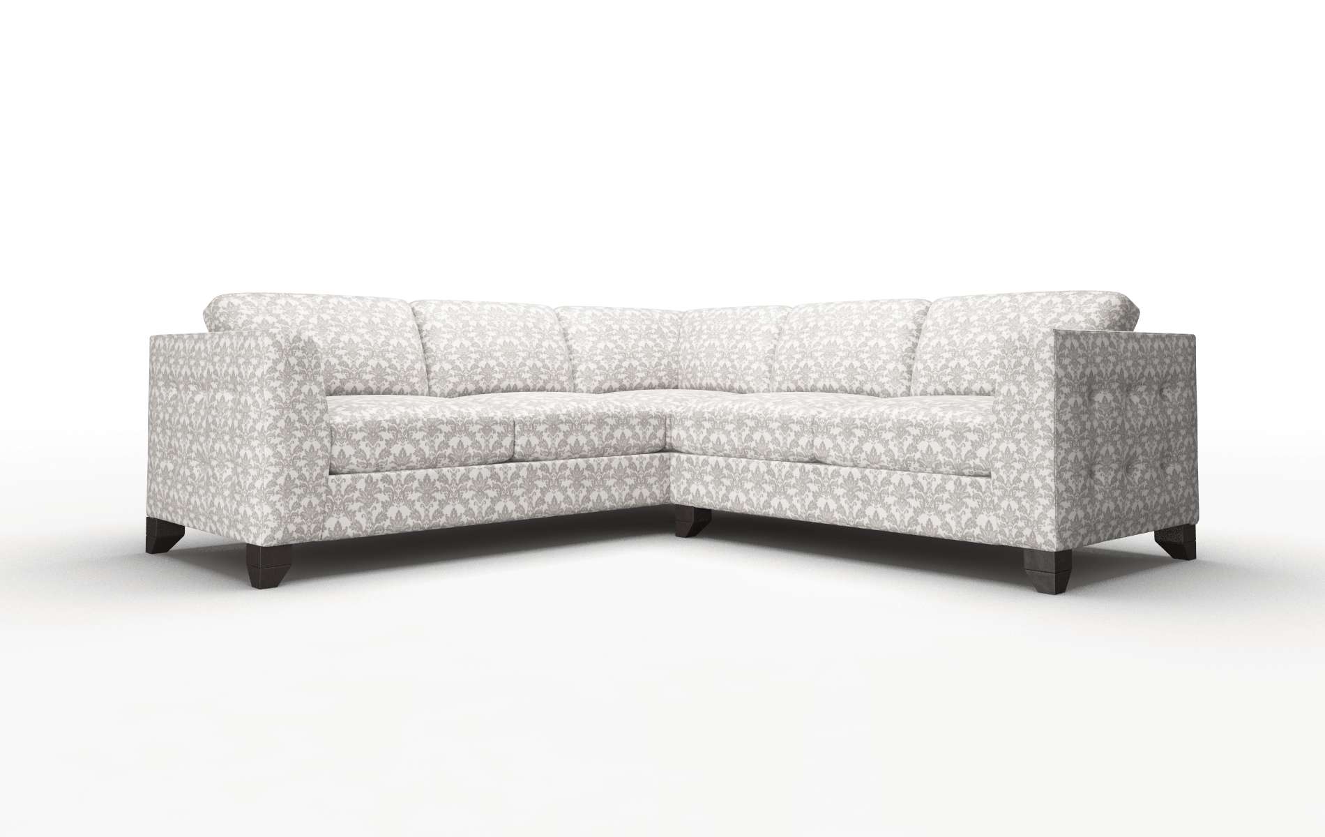 Paris Bergamo dove Sectional Espresso Legs  1