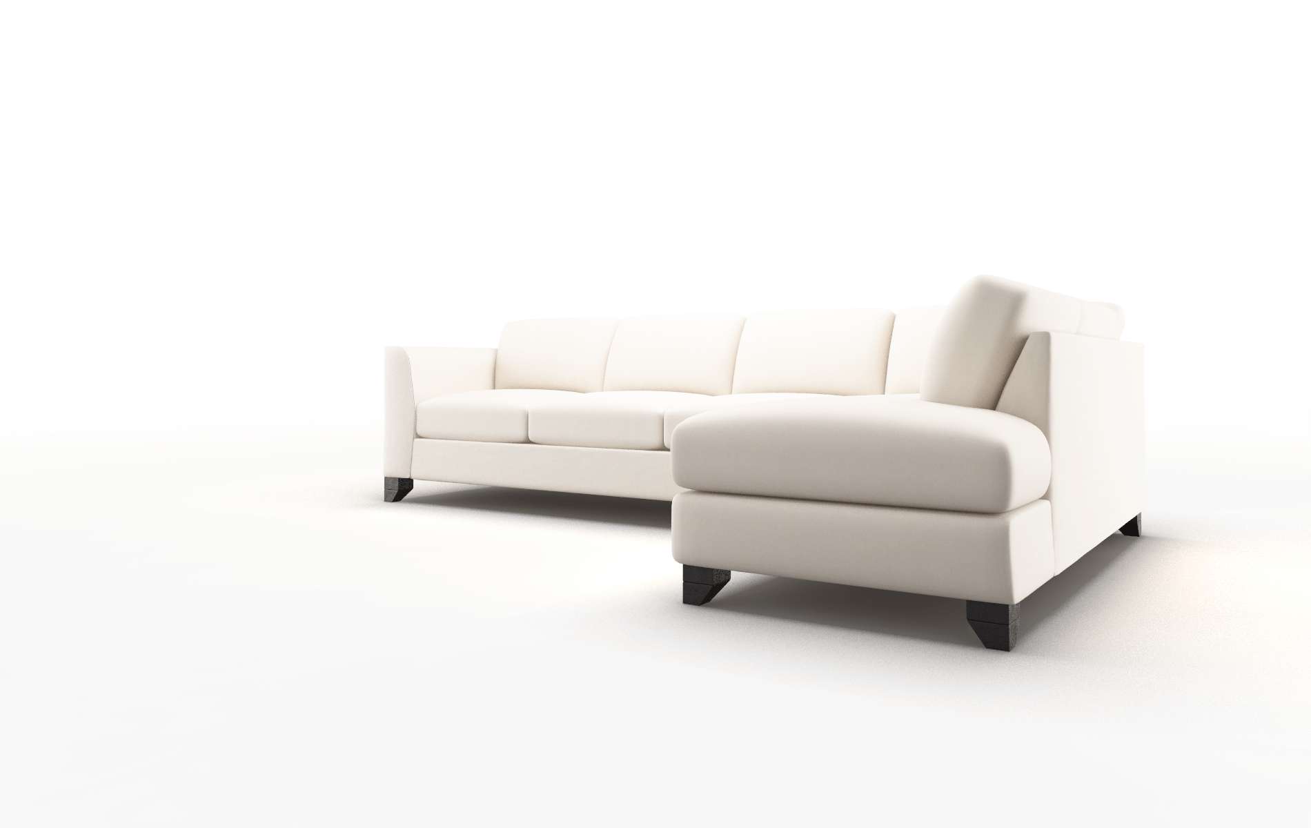 Paris Blanche Milky Panel espresso legs 4