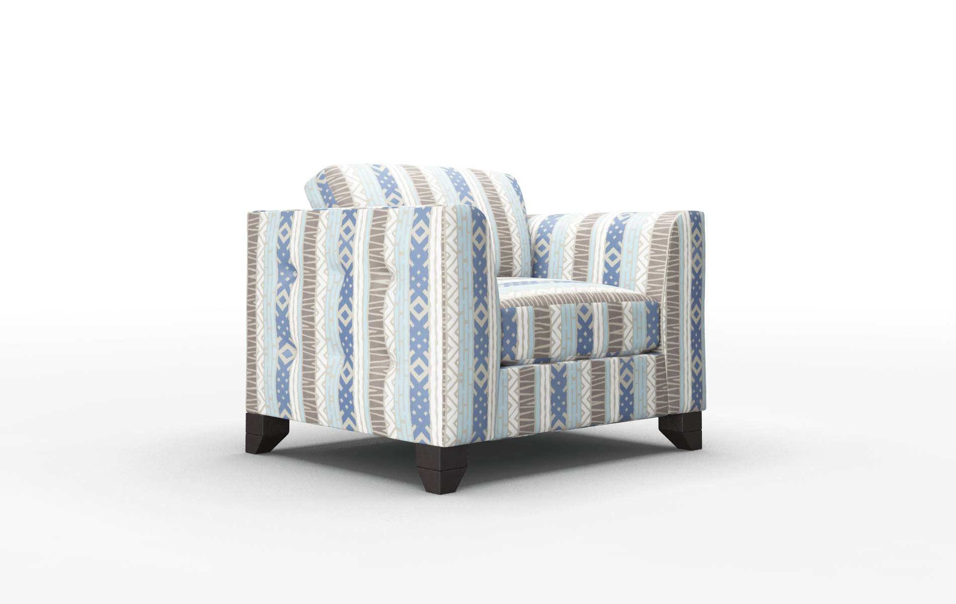 Paris Bodhi Indigo Chair espresso legs 2