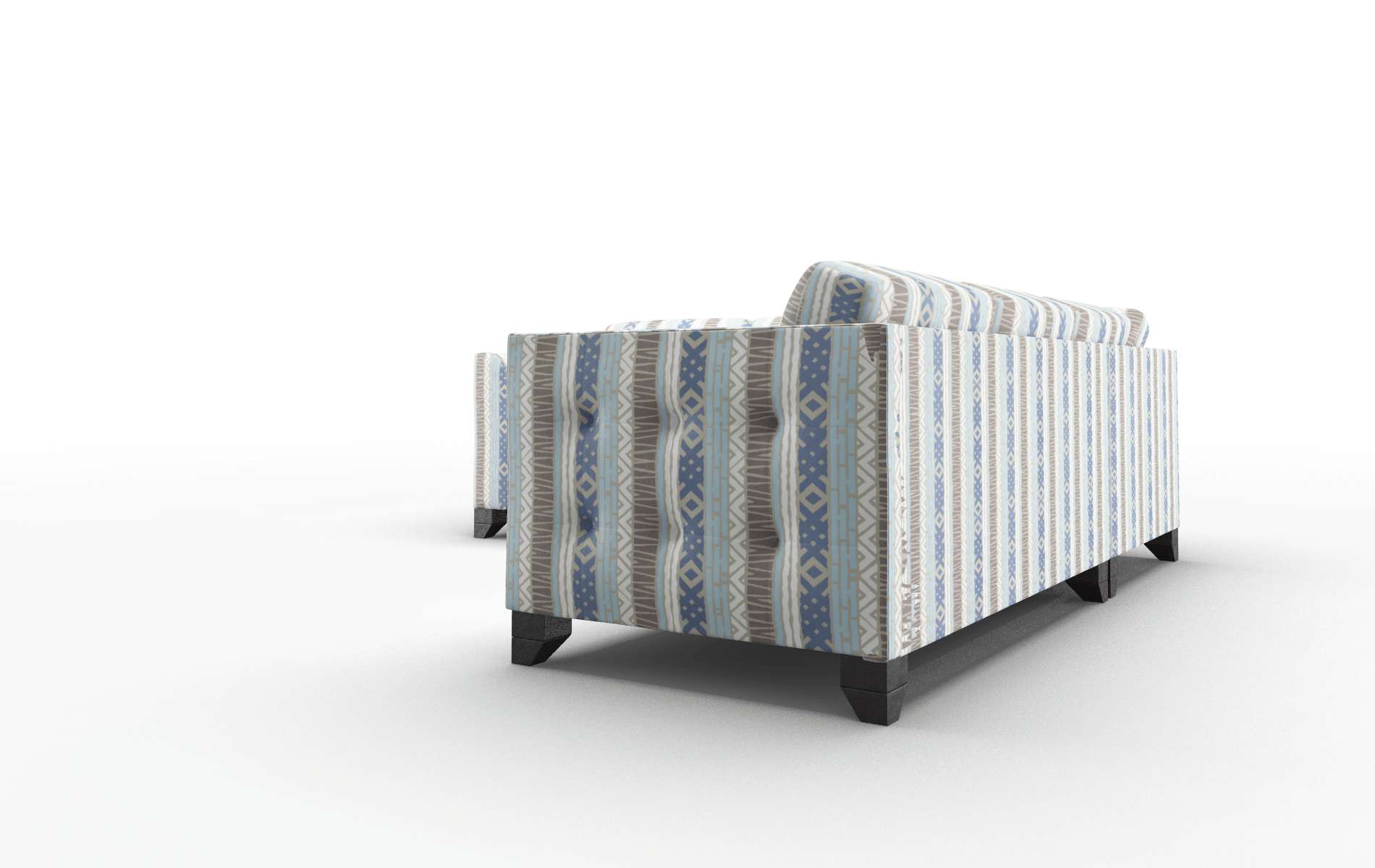 Paris Bodhi Indigo Sectional espresso legs 4