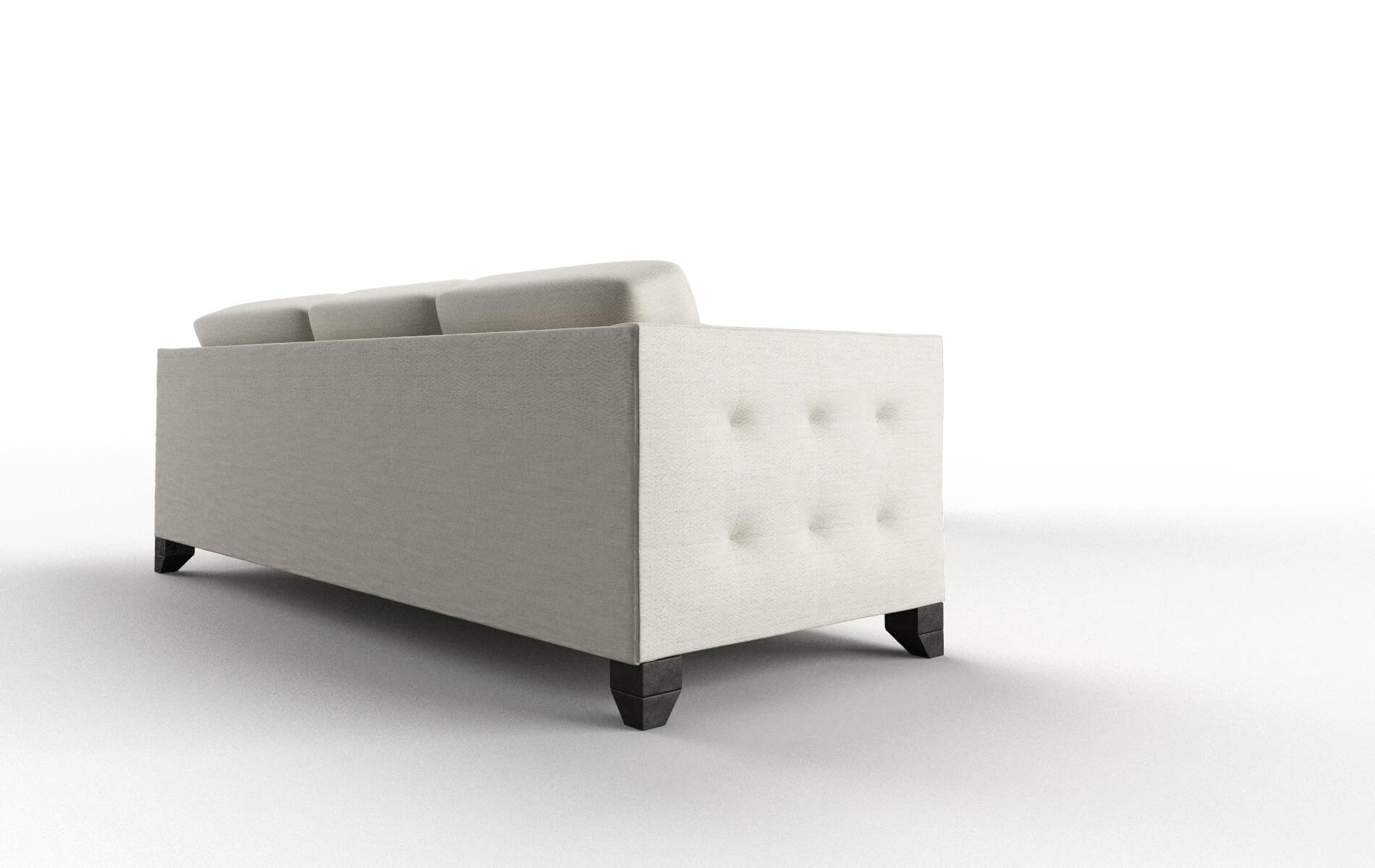 Paris Catalina Linen Sectional espresso legs 3