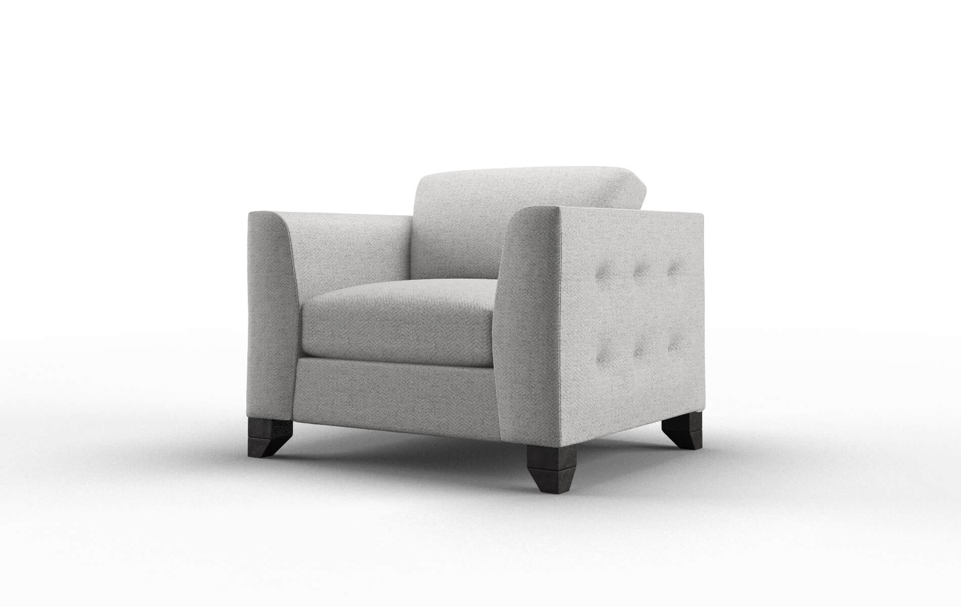 Paris Catalina Silver Chair espresso legs 4