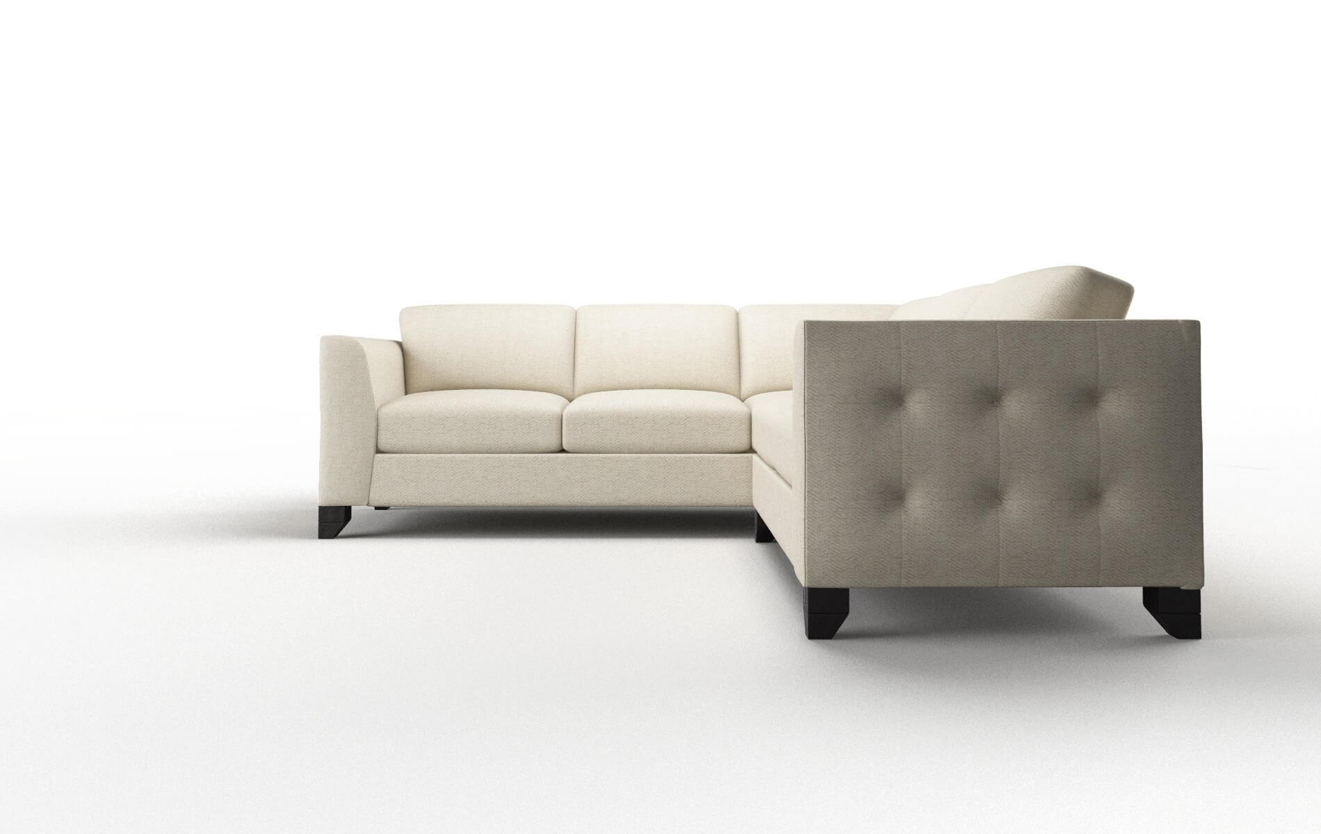 Paris Catalina Wheat Sectional espresso legs 5