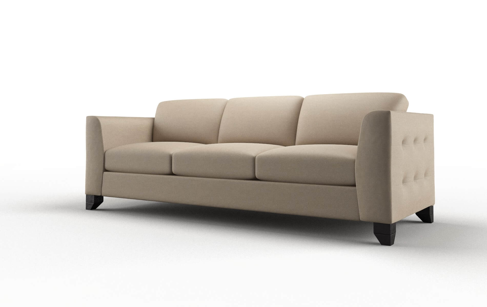 Paris Chance Platinum Sofa espresso legs 4