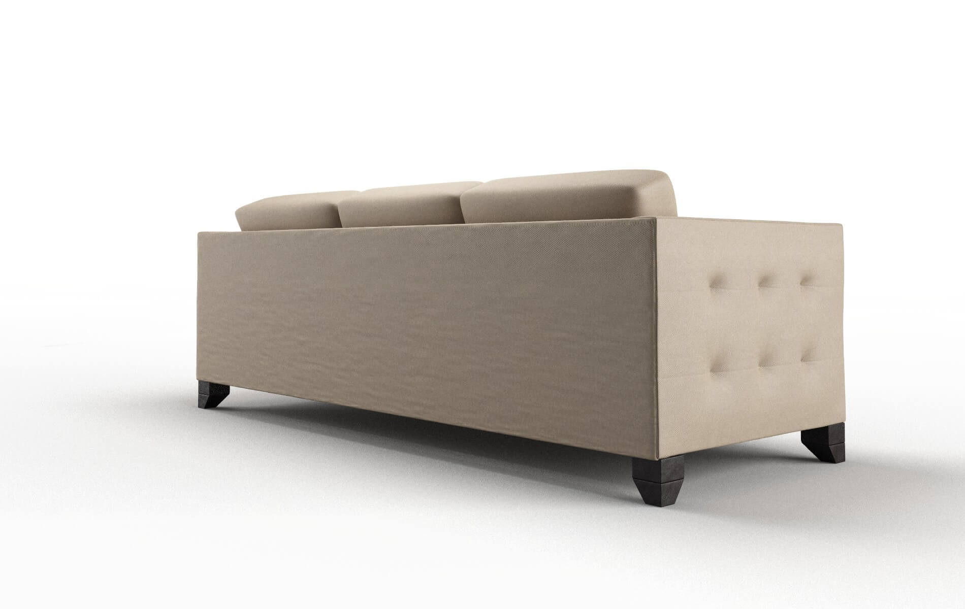 Paris Chance Platinum Sofa espresso legs 5