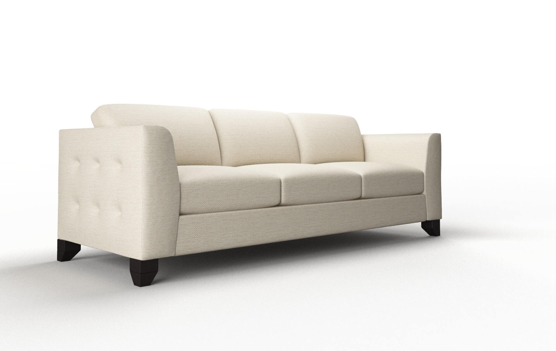 Paris Chance Sand Sofa espresso legs 2