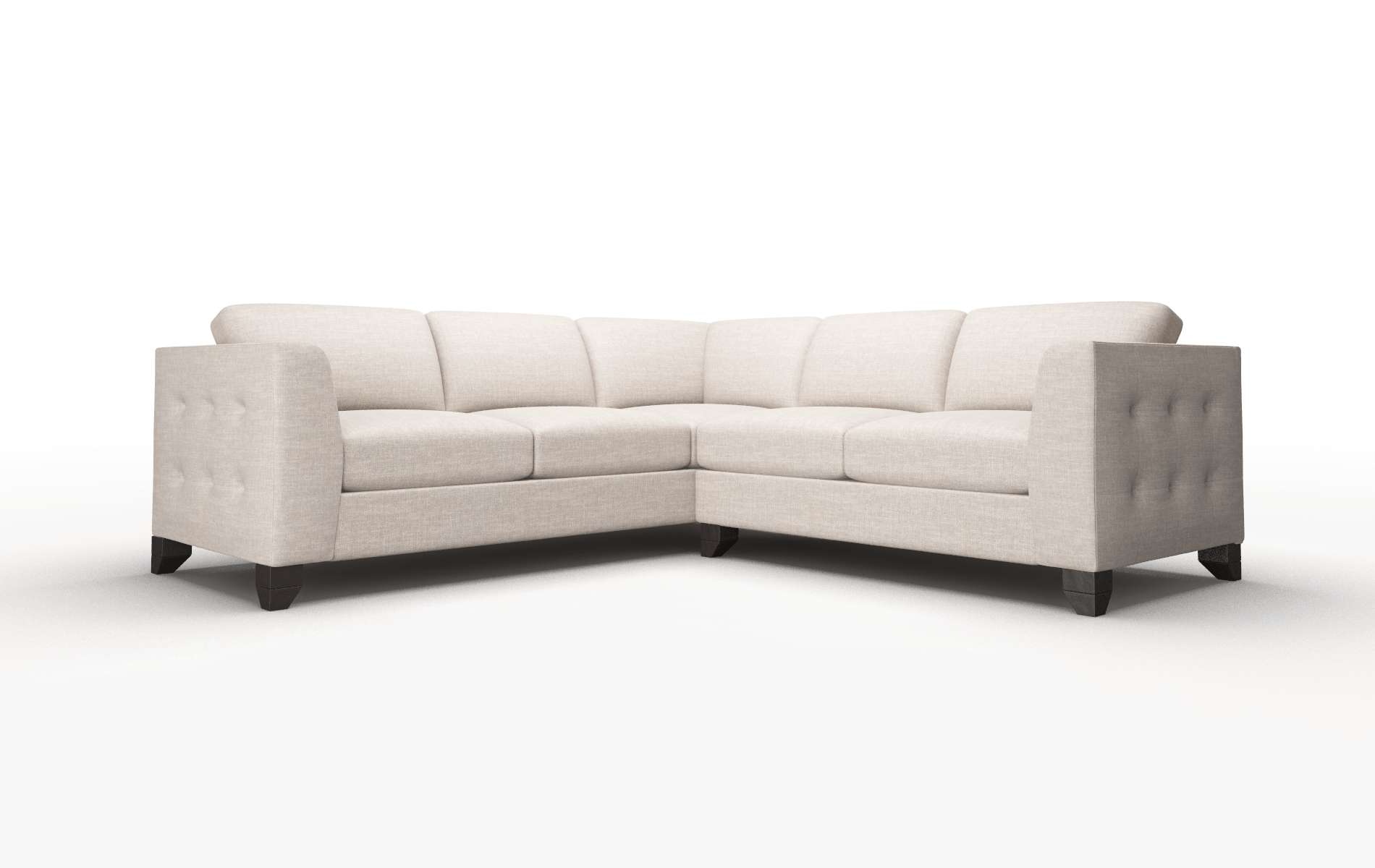 Paris Clyde dolphin Sectional Espresso Legs  1