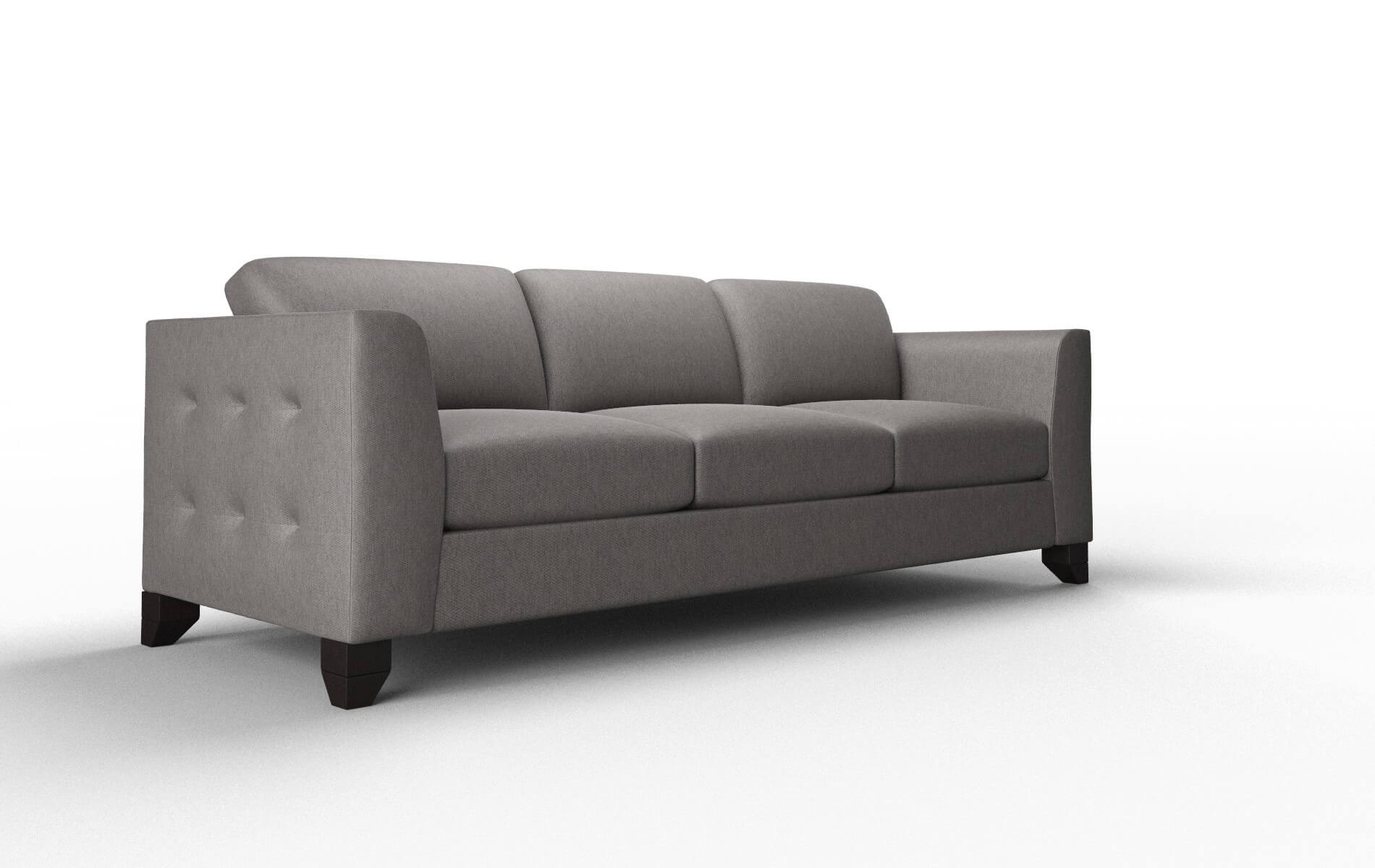 Paris Cosmo Charcoal Sofa espresso legs 2