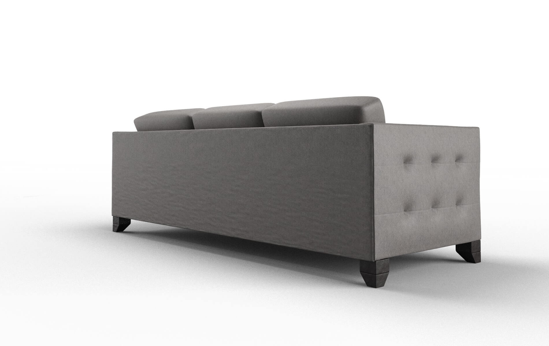 Paris Cosmo Charcoal Sofa espresso legs 5