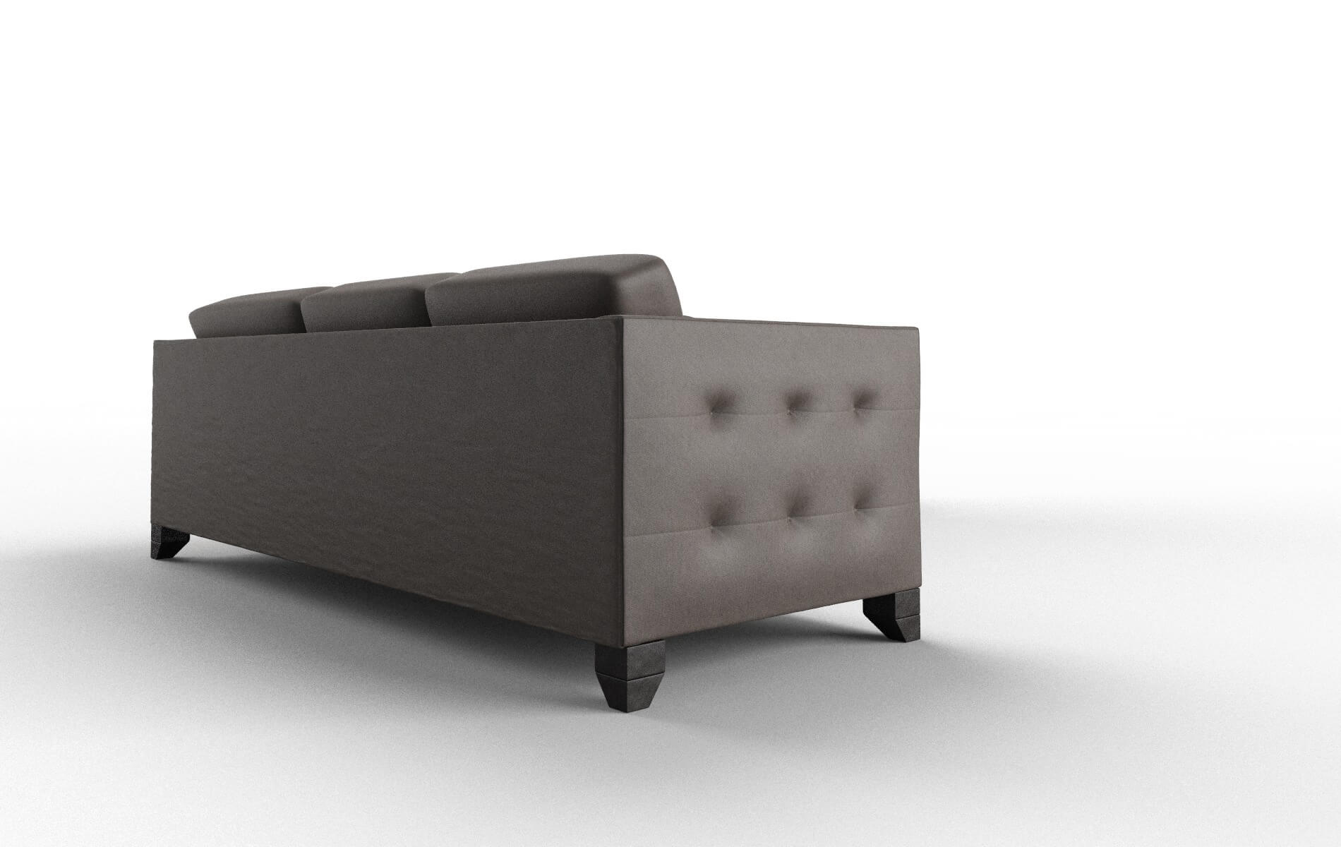 Paris Cosmo Chocolate Sectional espresso legs 3