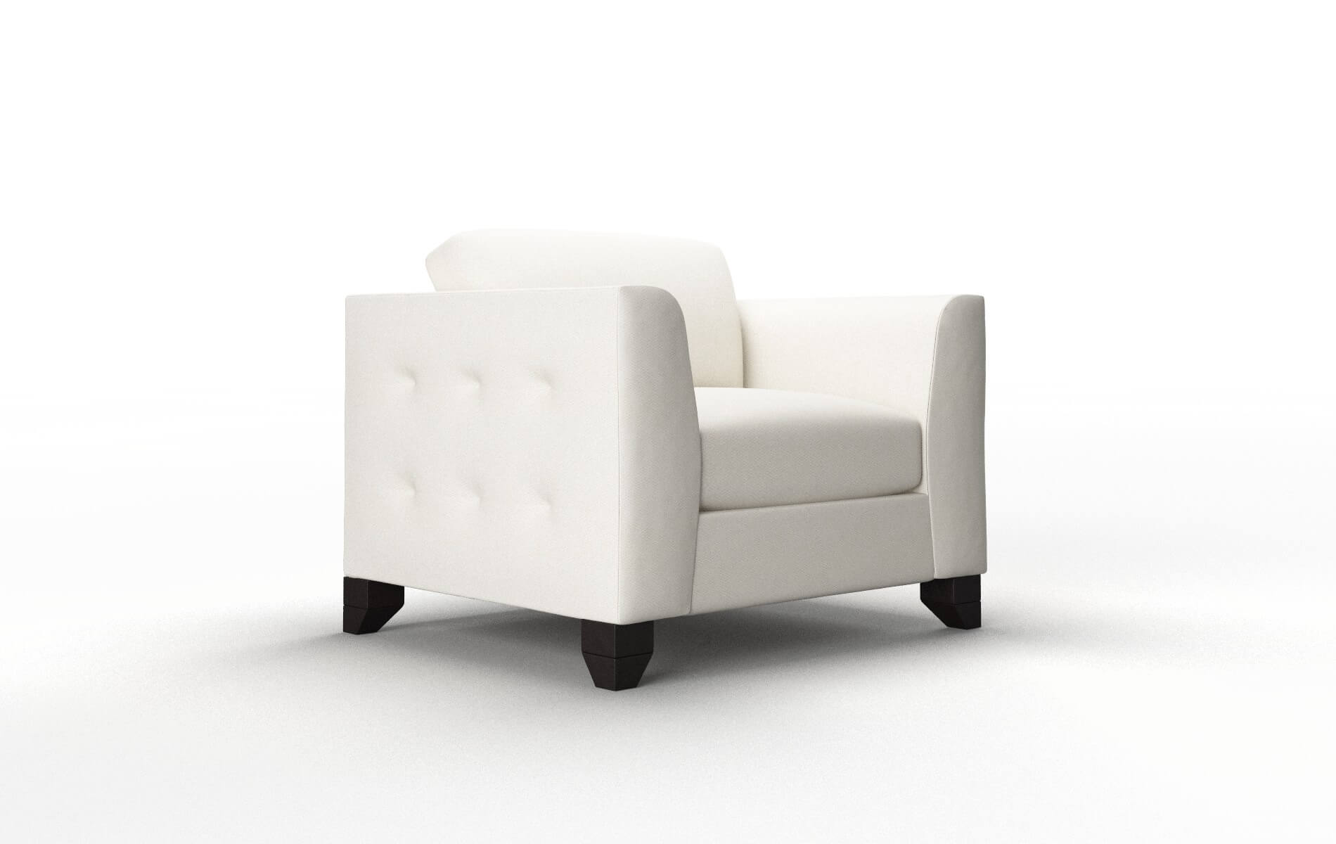 Paris Cosmo Ivory Chair espresso legs 2