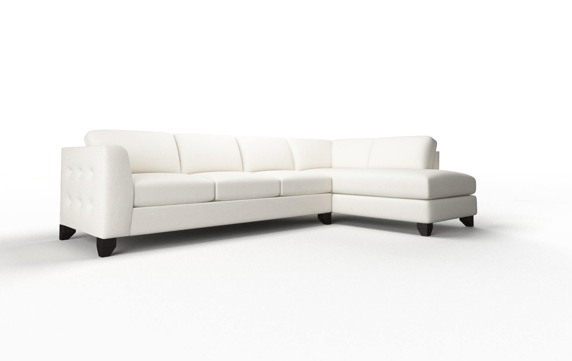 Paris Cosmo Ivory Panel espresso legs 2