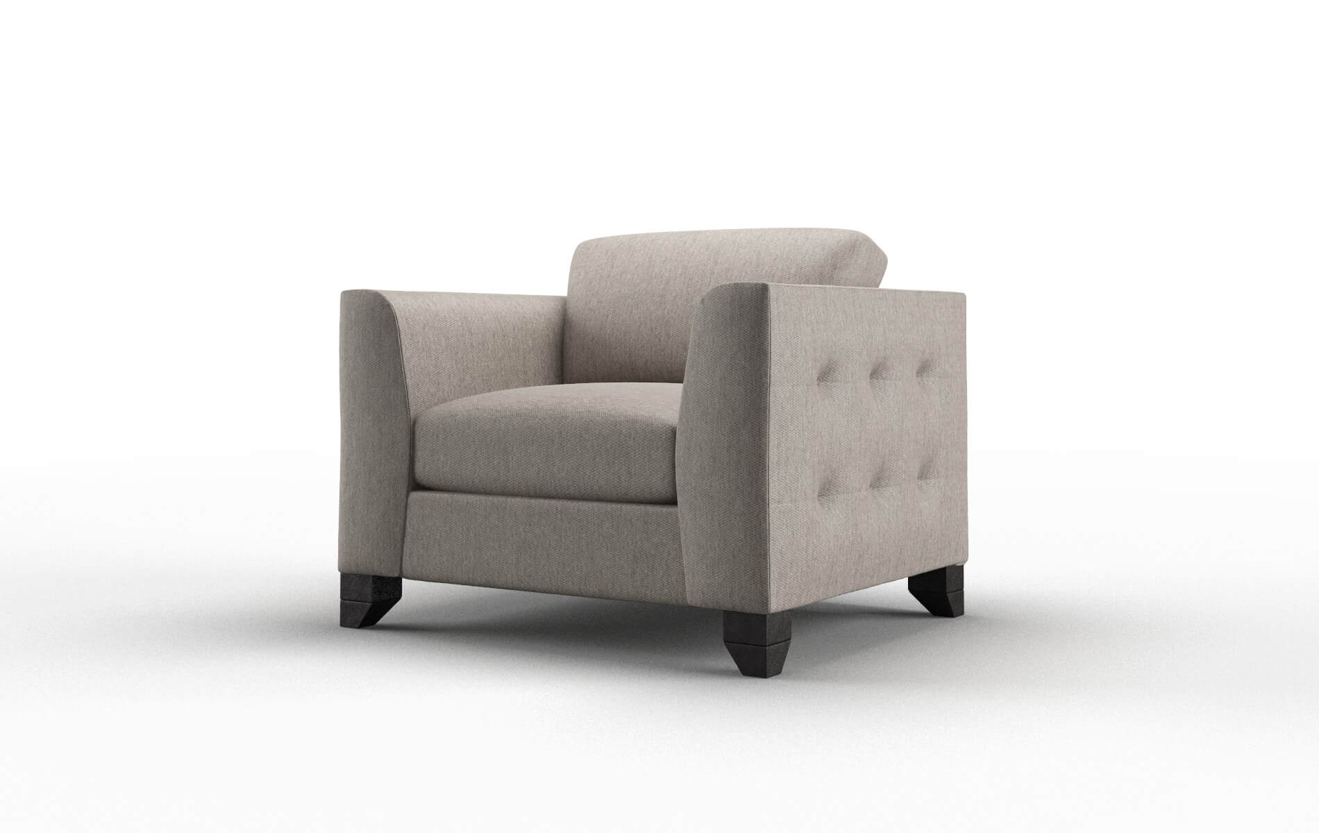 Paris Cosmo Taupe Chair espresso legs 4