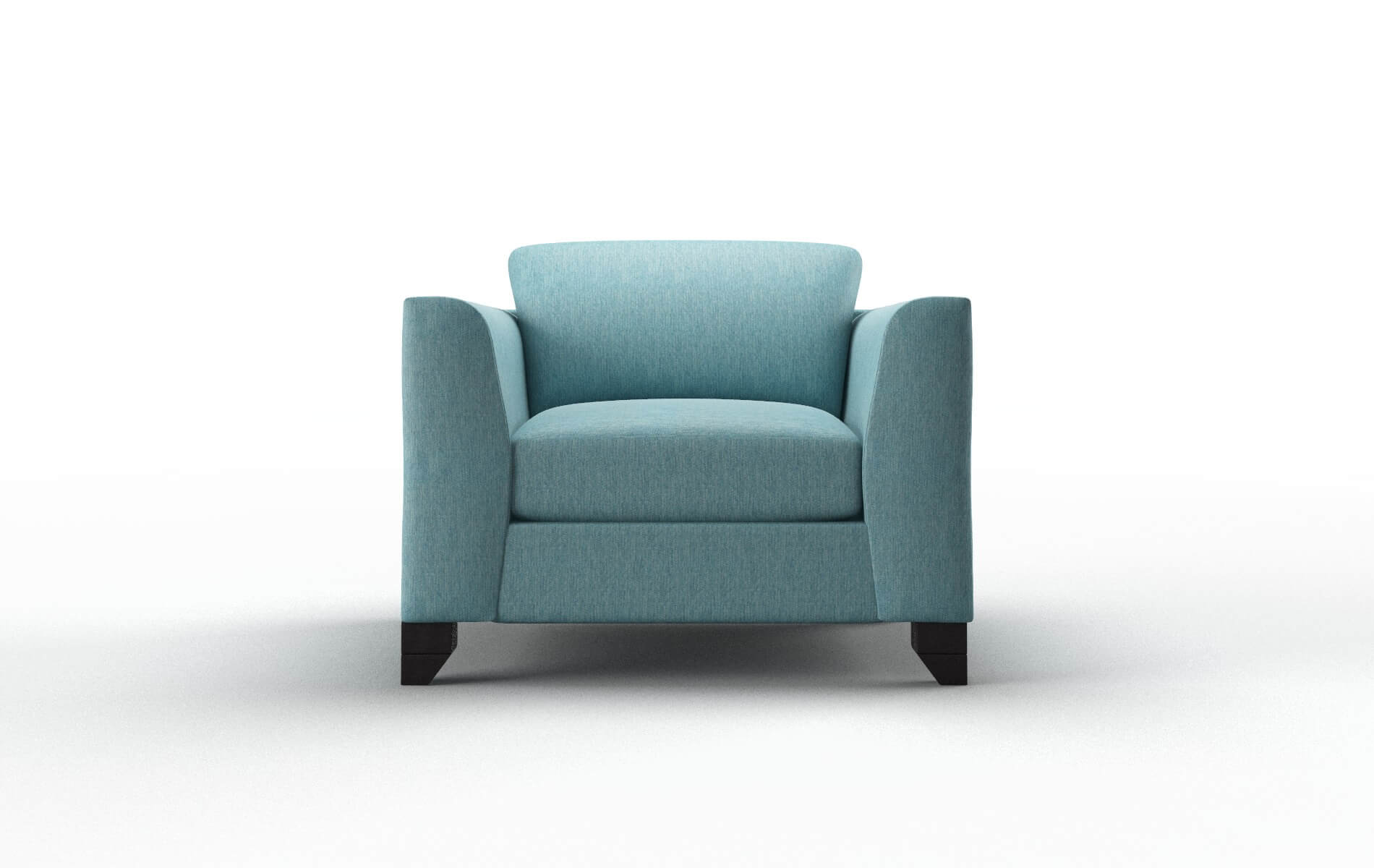 Paris Cosmo Turquoise Chair espresso legs 1