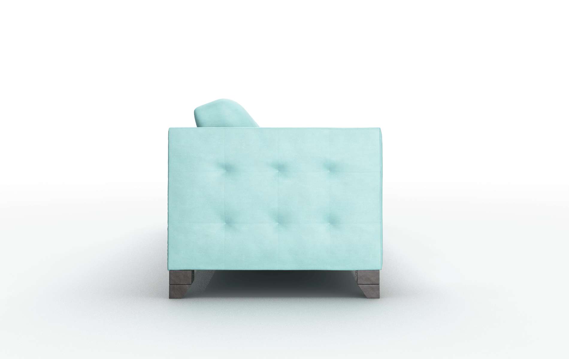 Paris Curious Turquoise Sofa espresso legs 3
