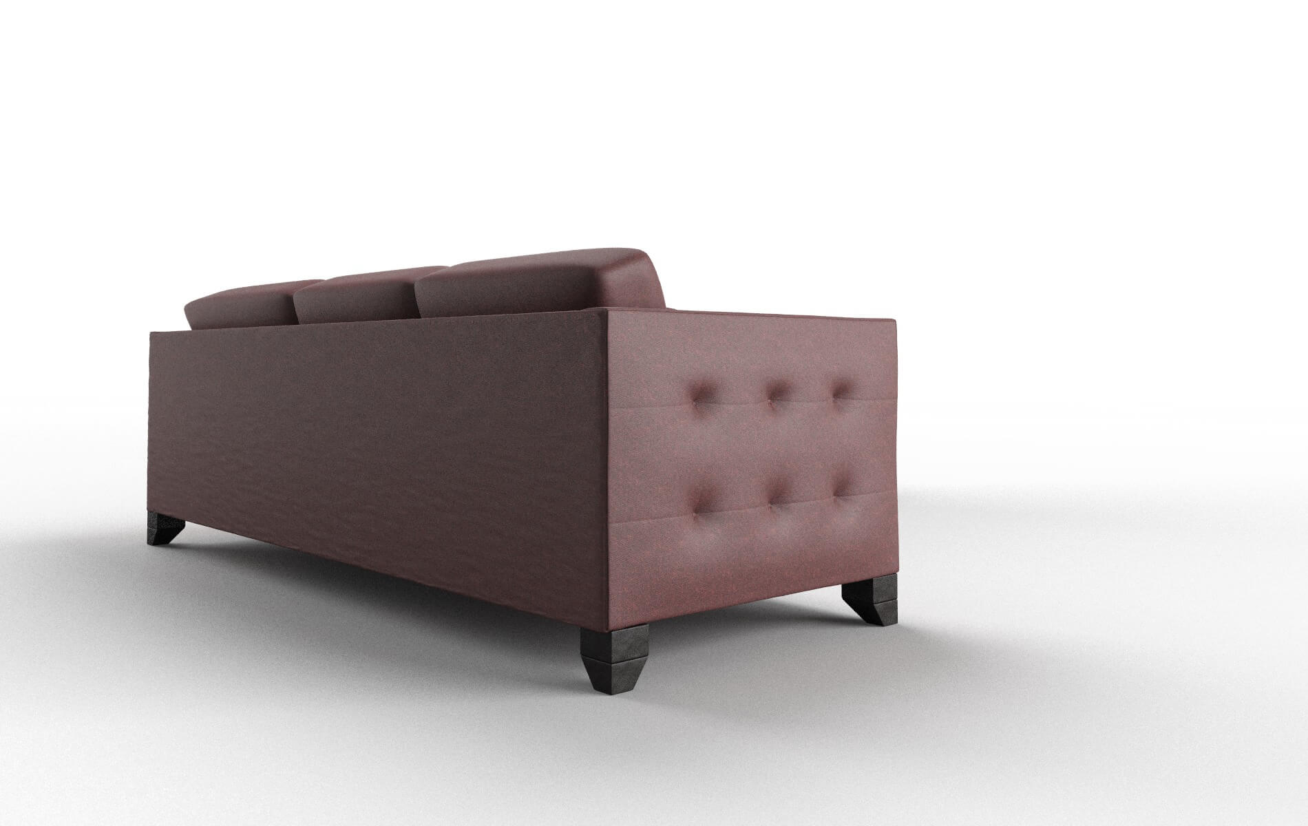 Paris Derby Berry Sectional espresso legs 3