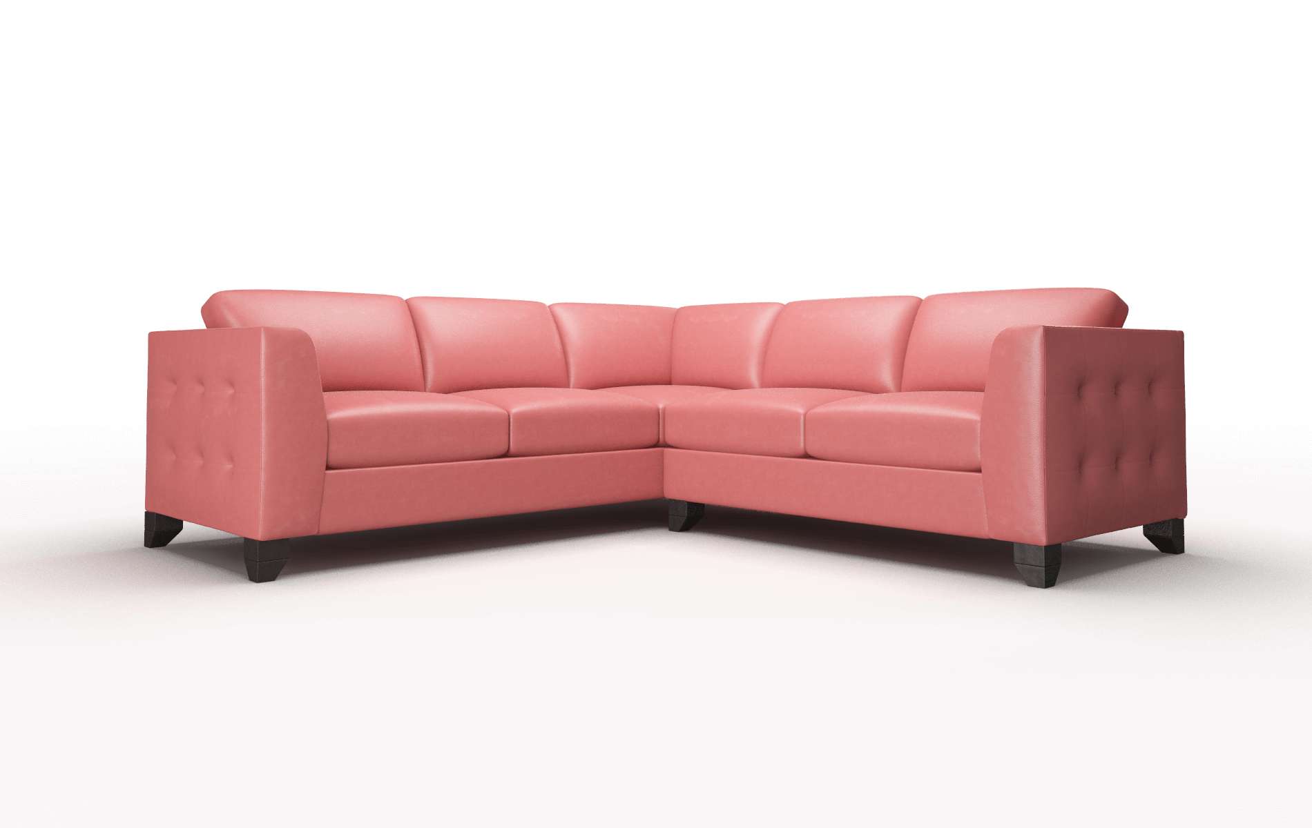 Paris Dillion Cordovan Sectional espresso legs 1