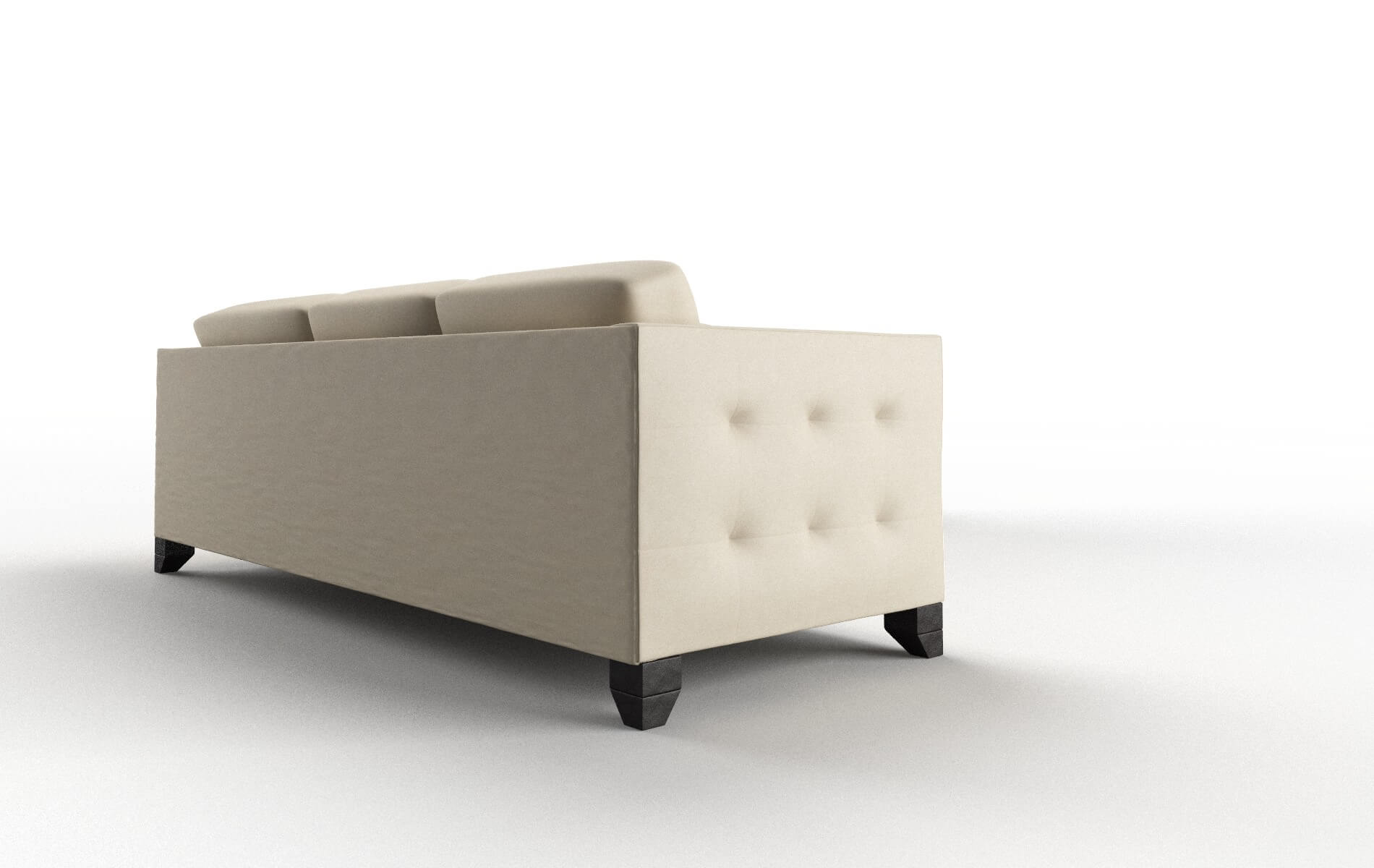 Paris Dream_d Almond Sectional espresso legs 3