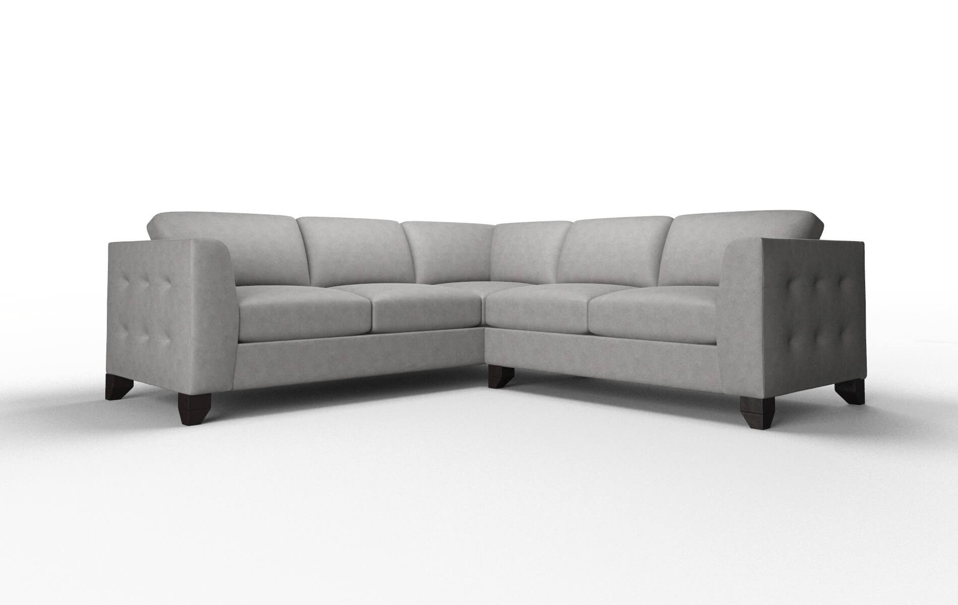 Paris Dream_d Charcoal Sectional espresso legs 1