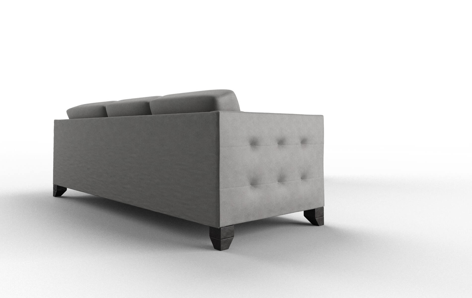 Paris Dream_d Charcoal Sectional espresso legs 3
