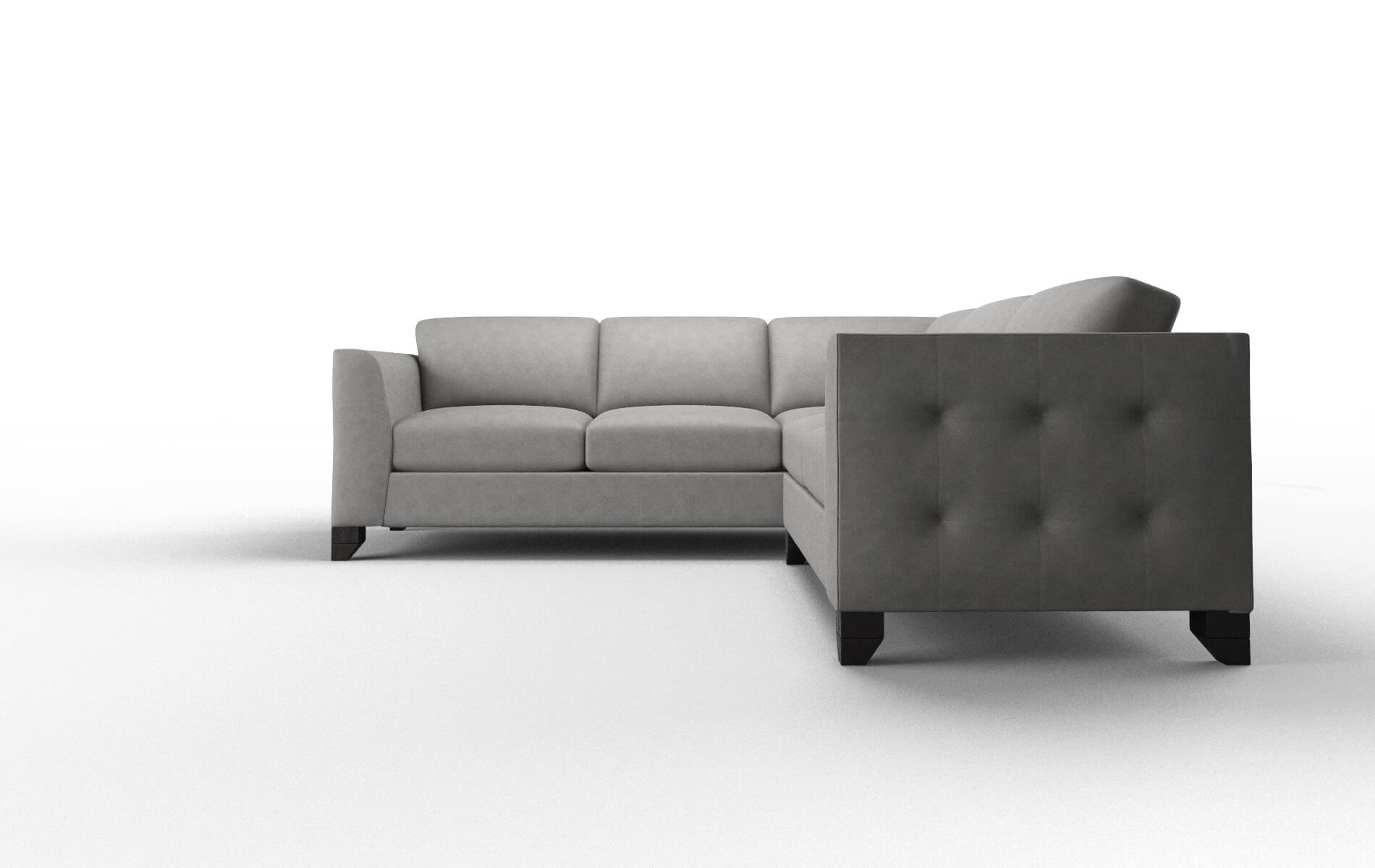 Paris Dream_d Charcoal Sectional espresso legs 5