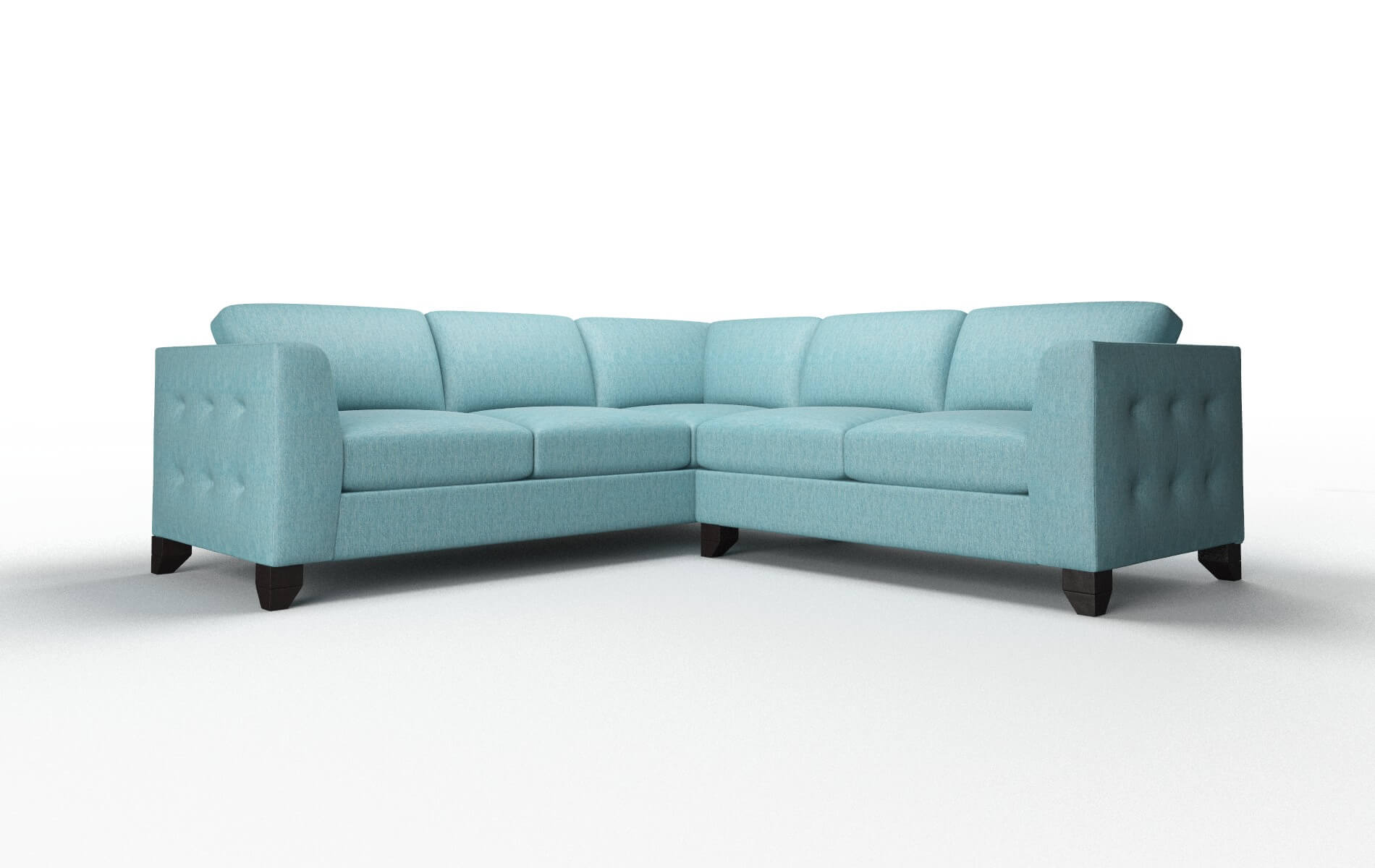 Paris Durham Pine Sectional espresso legs 1