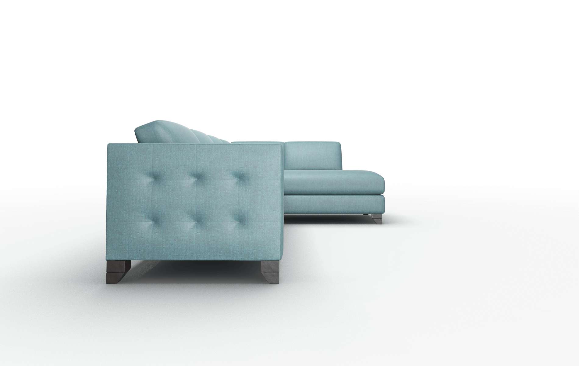 Paris Elliot Teal Panel espresso legs 3