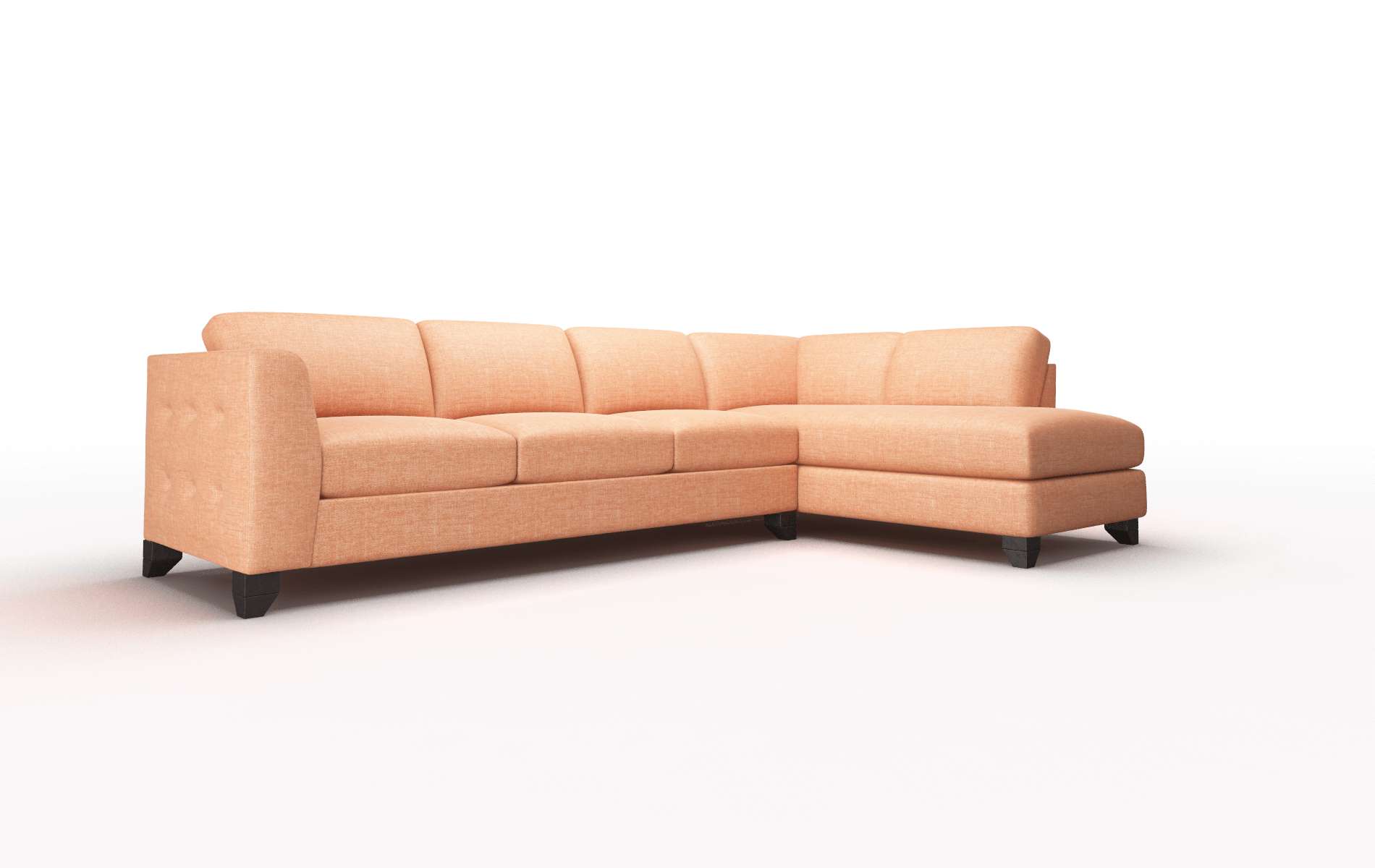 Paris Hepburn Appricot Panel espresso legs 2