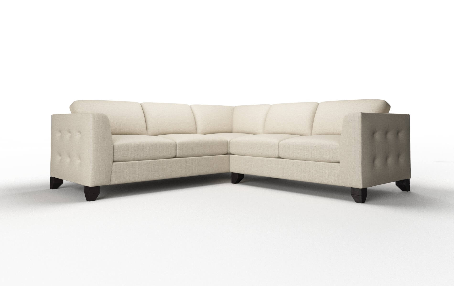 Paris Insight Barley Sectional espresso legs 1