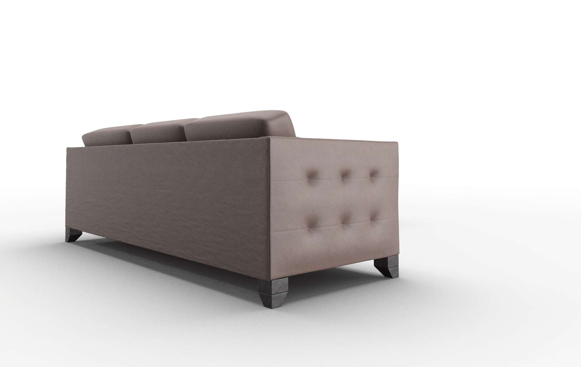 Paris Insight Cafe Sectional espresso legs 3