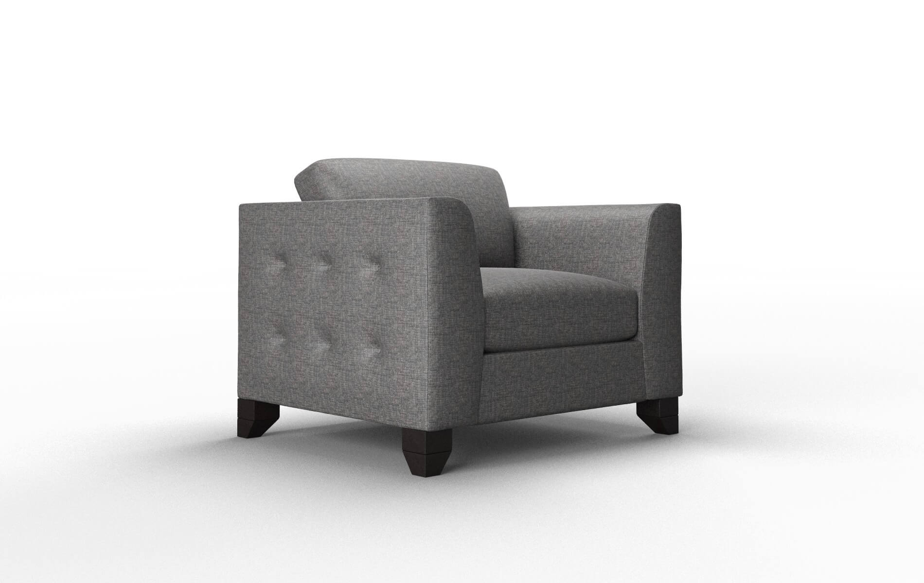 Paris Insight Charcoal Chair espresso legs 2