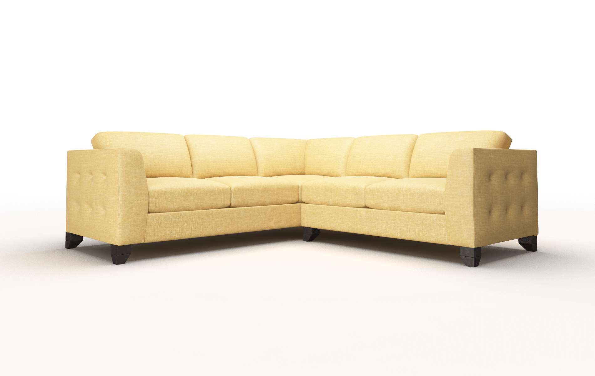 Paris Insight Citronella Sectional espresso legs 1