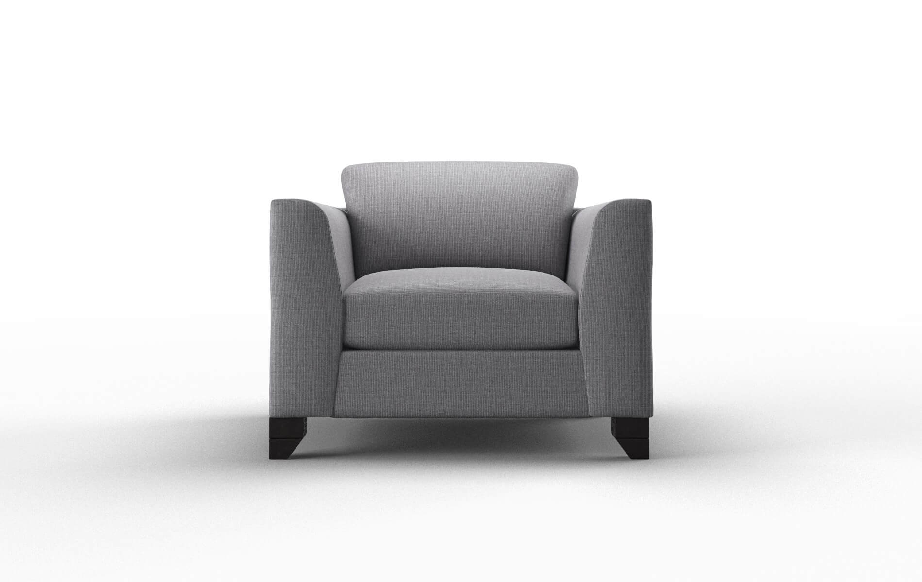 Paris Insight denim Chair Espresso Legs  1