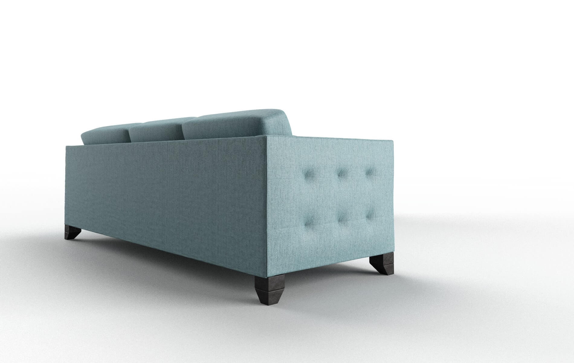 Paris Insight Peacock Sectional espresso legs 3