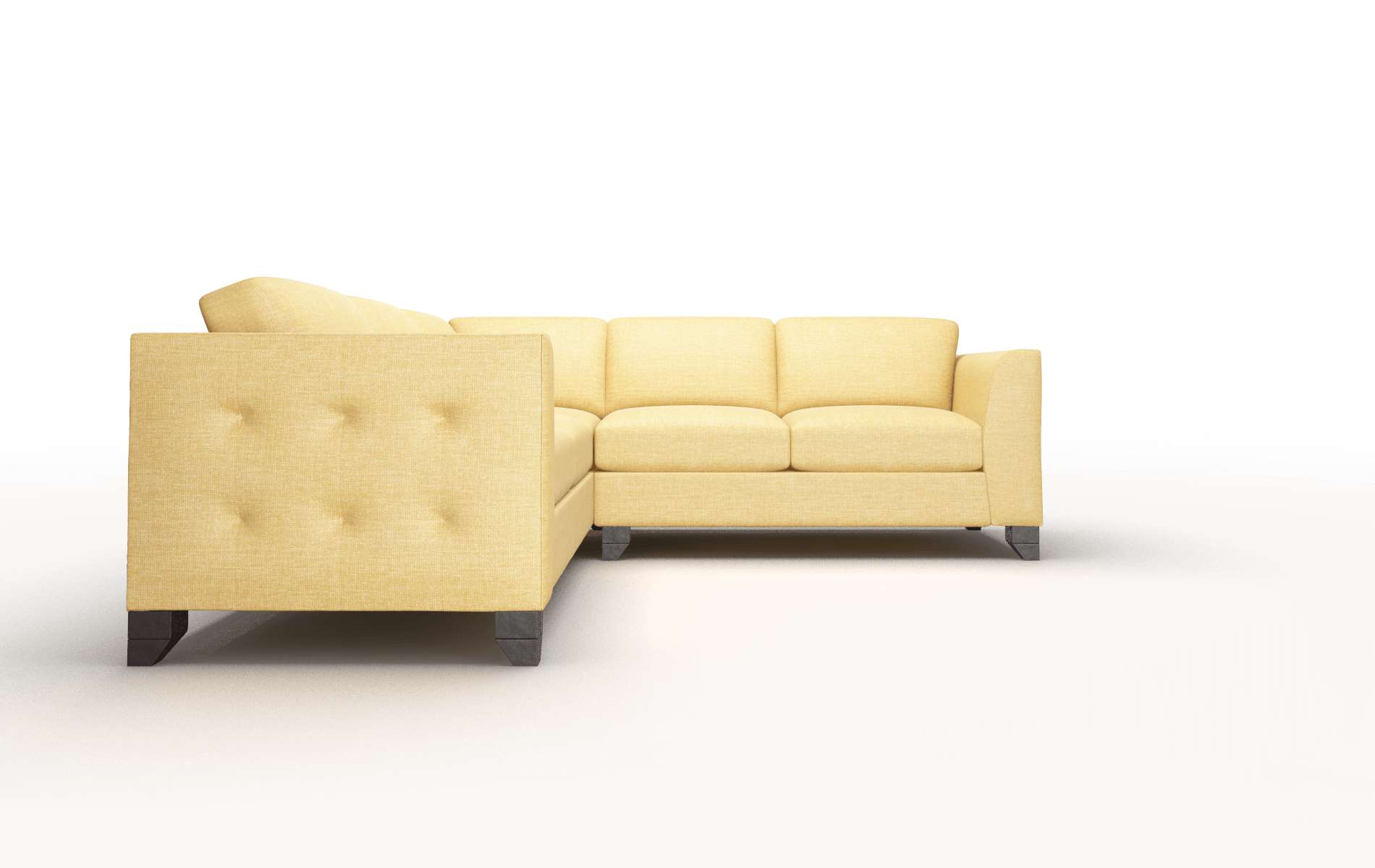 Paris Jade 400 Sectional espresso legs 2