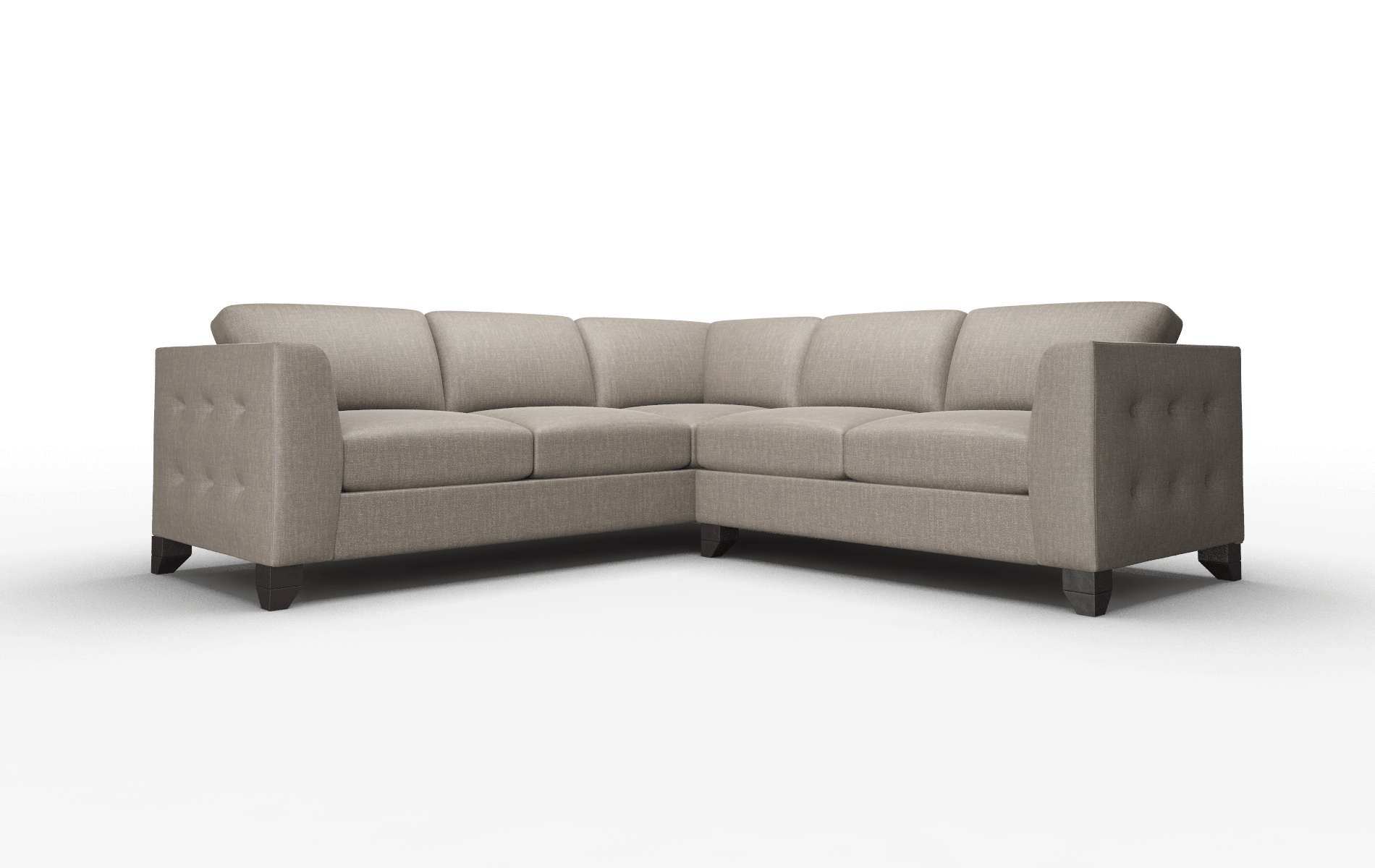 Paris Keylargo bark Sectional Espresso Legs  1