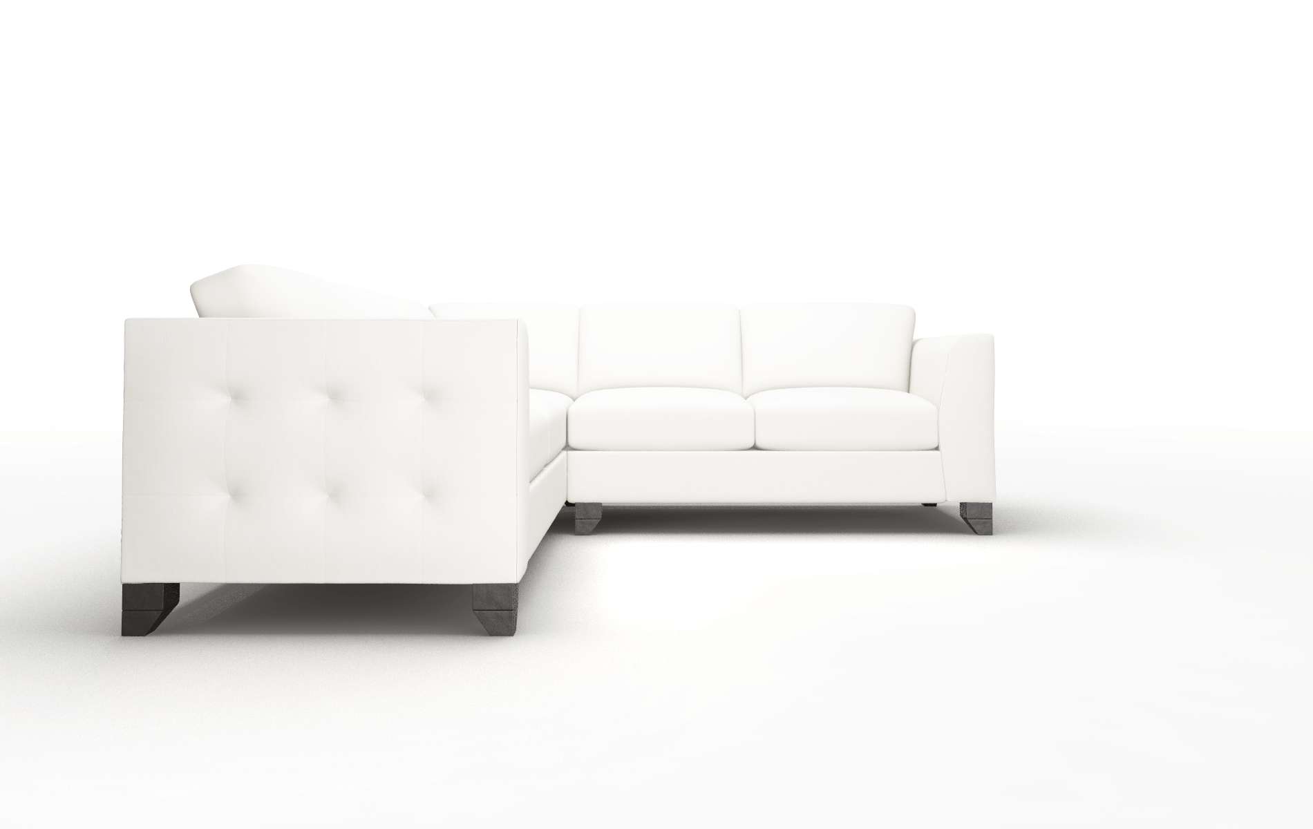 Paris Keylargo Oatmeal Sectional espresso legs 2