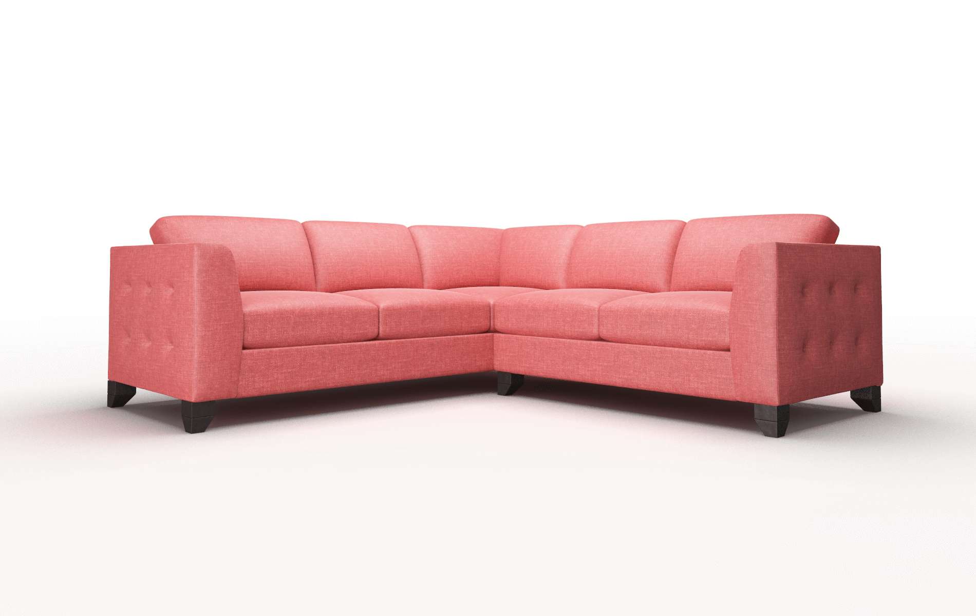 Paris Keylargo Ruby Sectional espresso legs 1