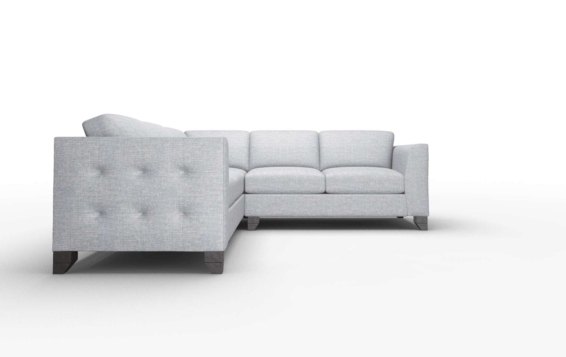 Paris Lana Ash Sectional espresso legs 2