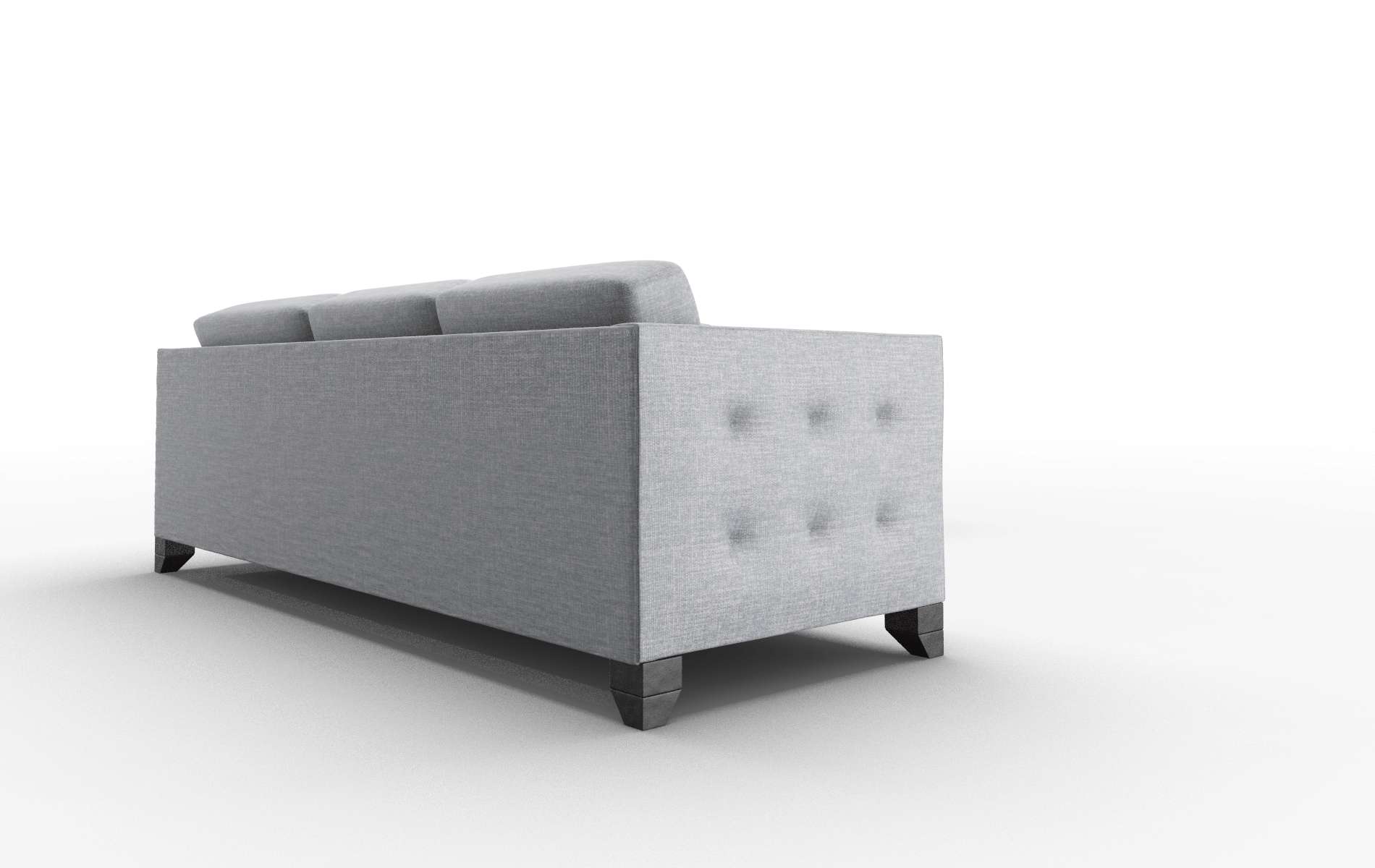 Paris Lana Ash Sectional espresso legs 3