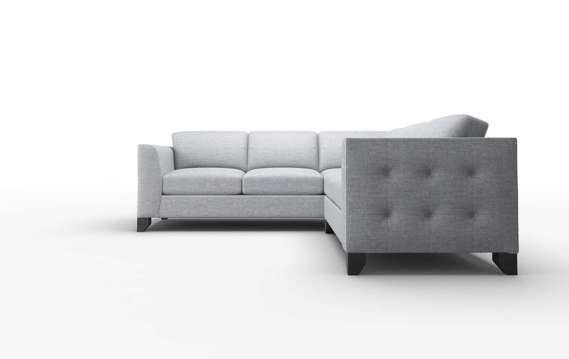 Paris Lana Ash Sectional espresso legs 5