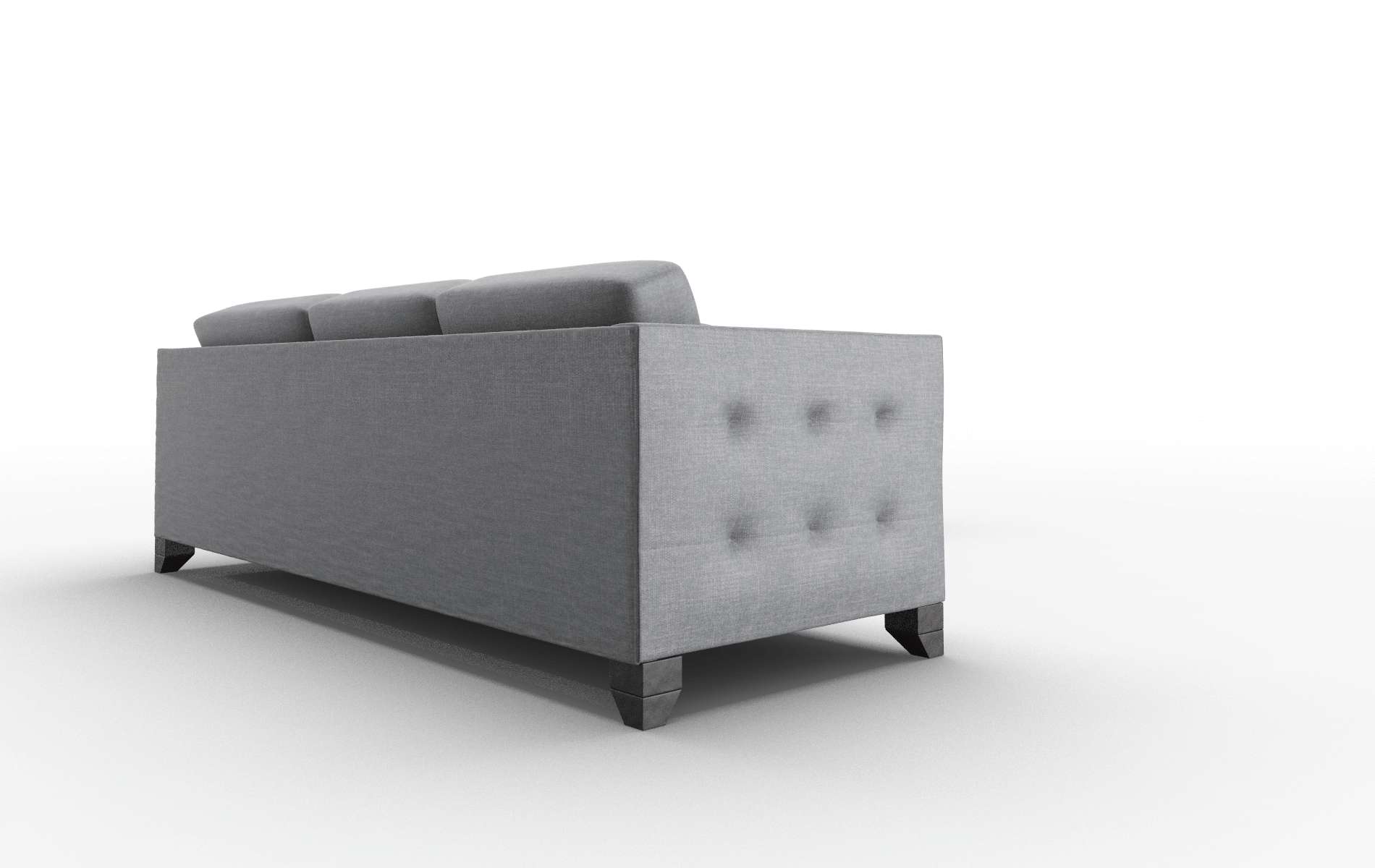 Paris Lana Onyx Sectional espresso legs 3