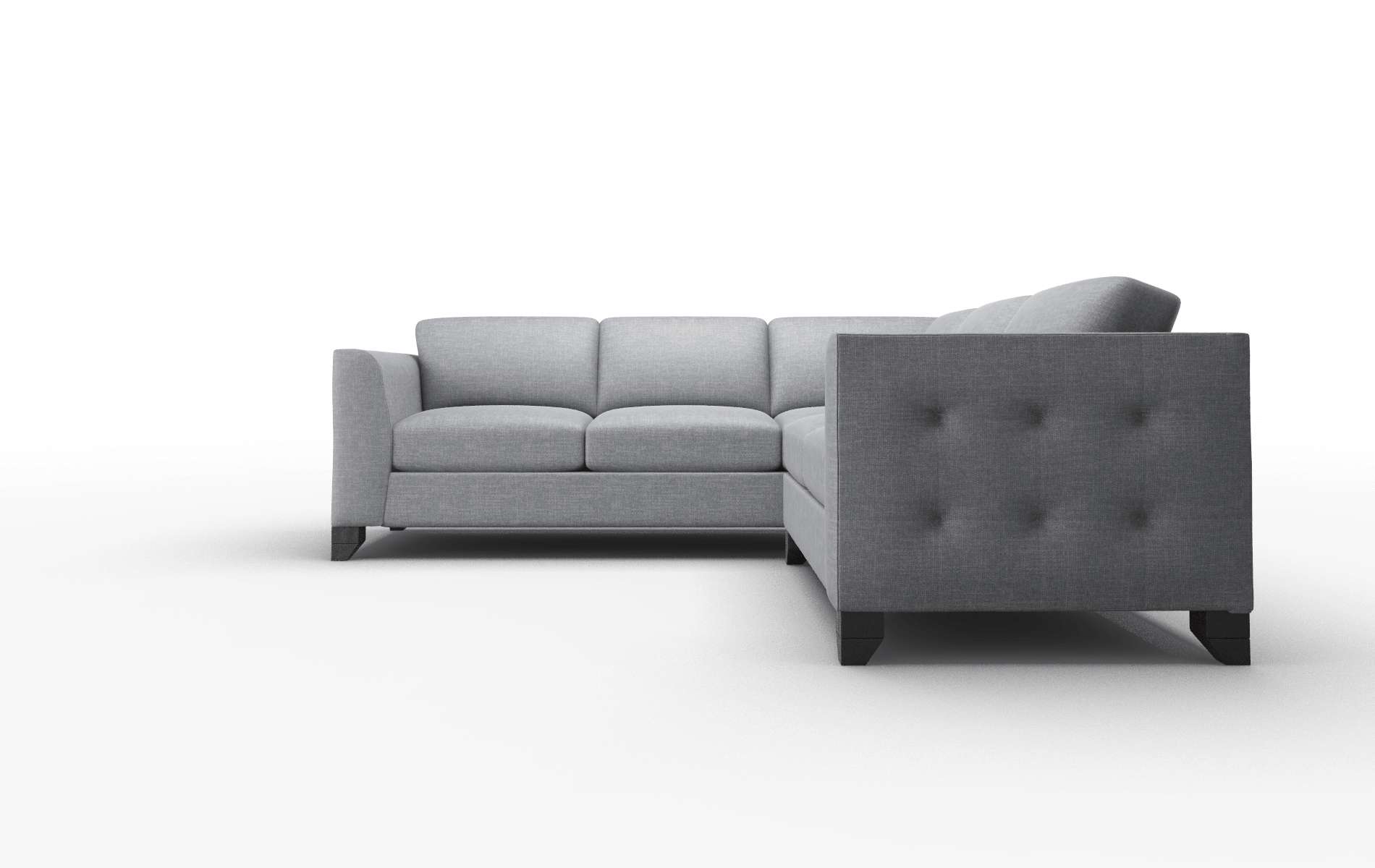 Paris Lana Onyx Sectional espresso legs 5