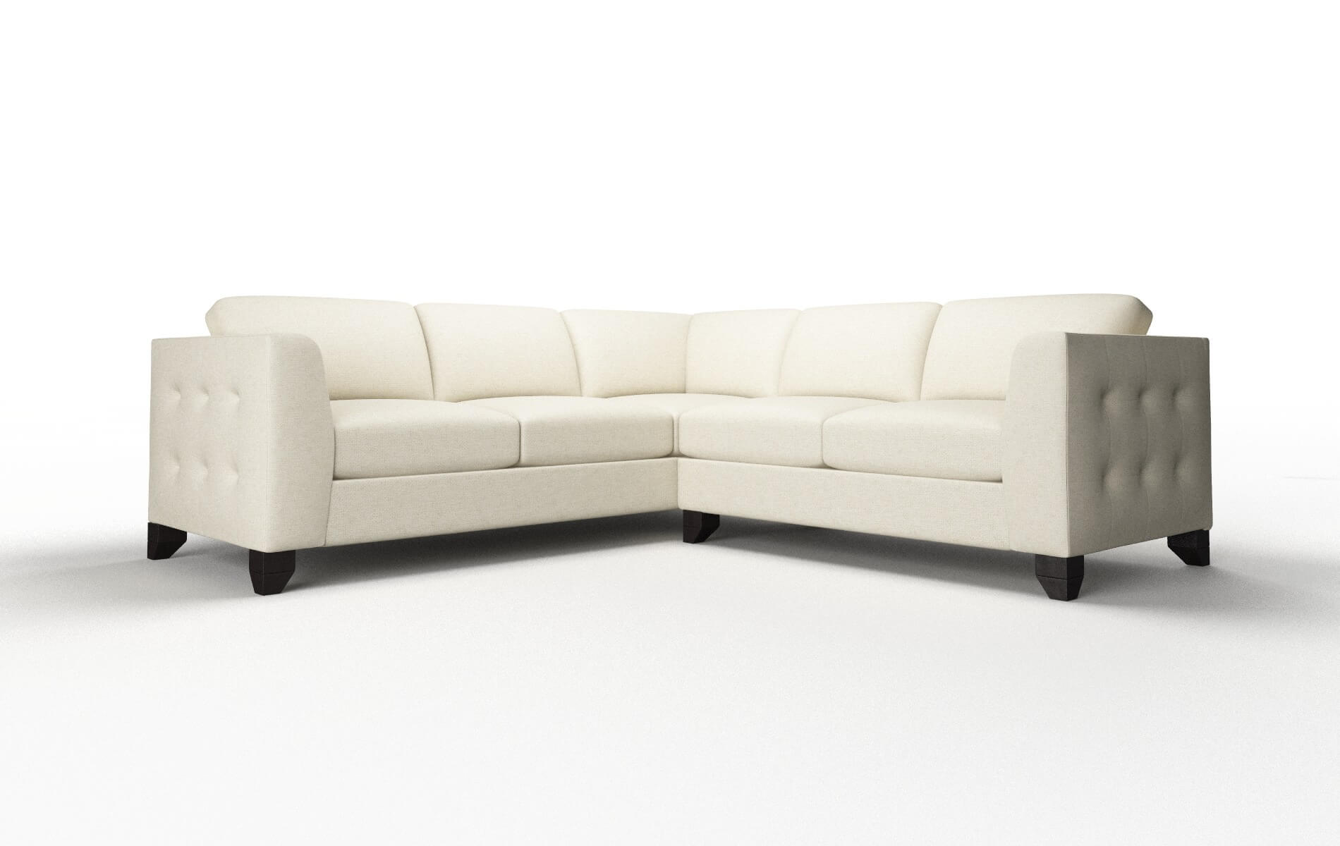 Paris Lana Sand Sectional espresso legs 1