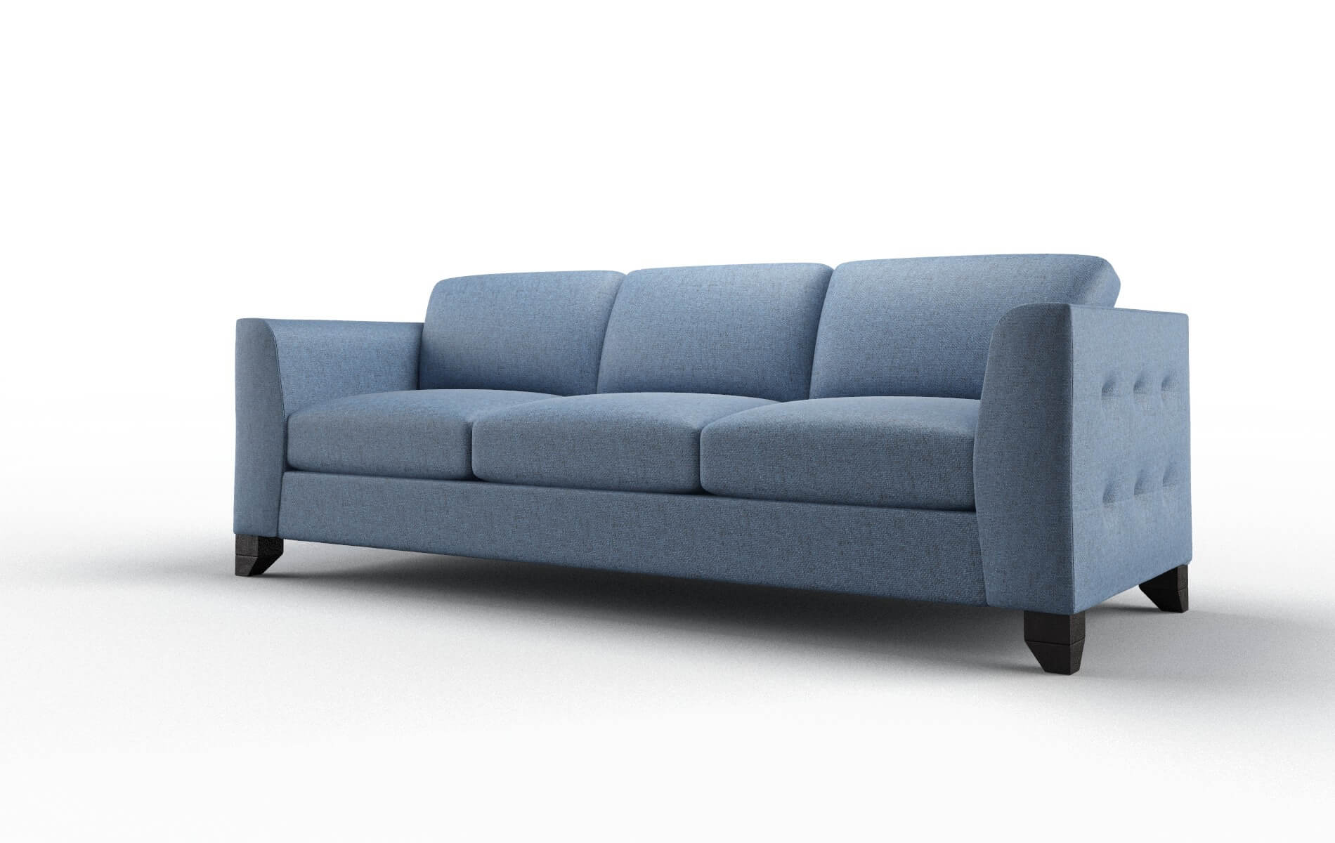 Paris Leslie Indigo Sofa espresso legs 4