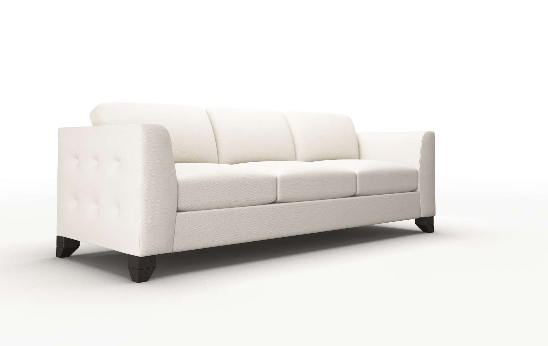 Paris Malibu Linen Sofa espresso legs 2