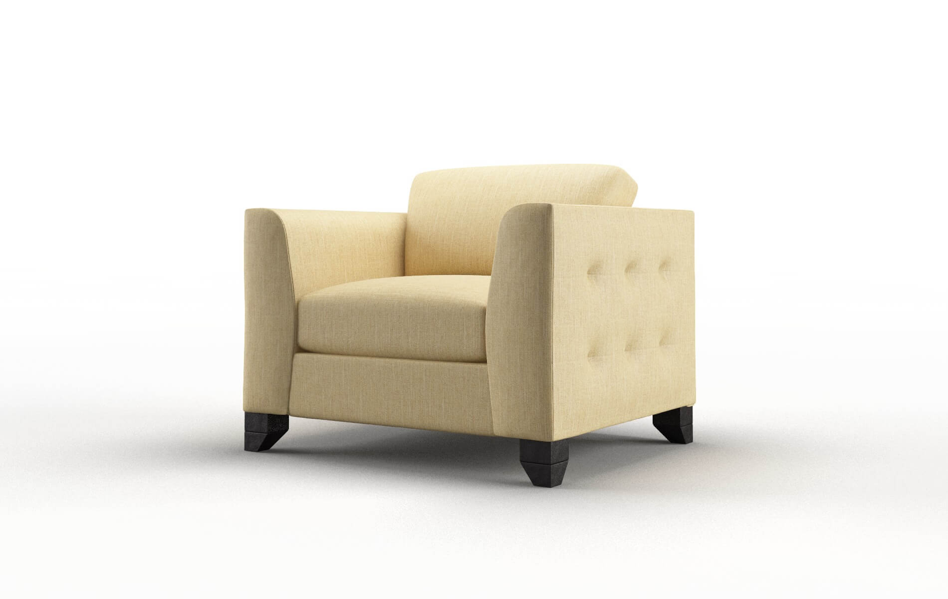 Paris Malibu Maize Chair espresso legs 4