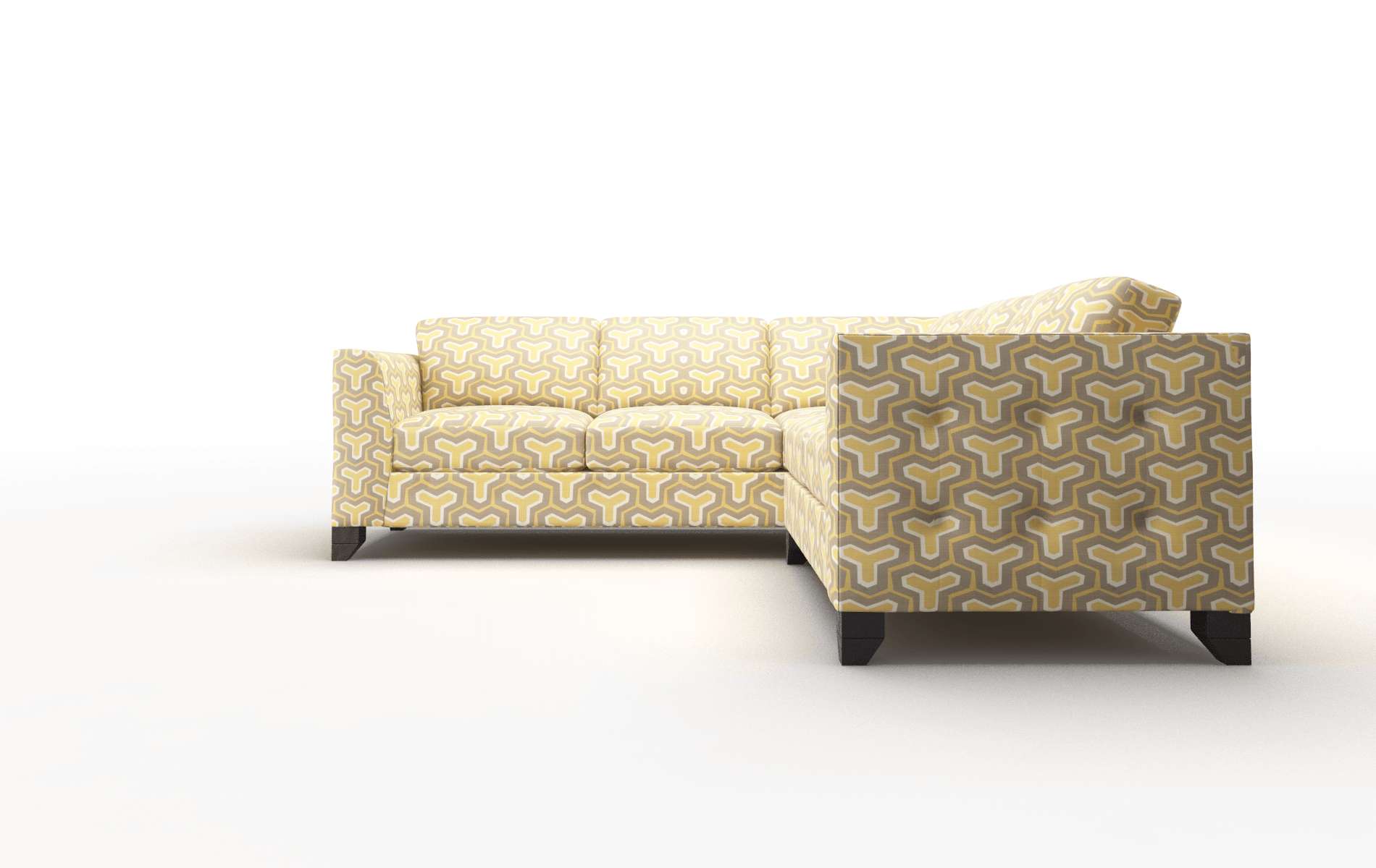 Paris Merci Dijon Sectional espresso legs 5