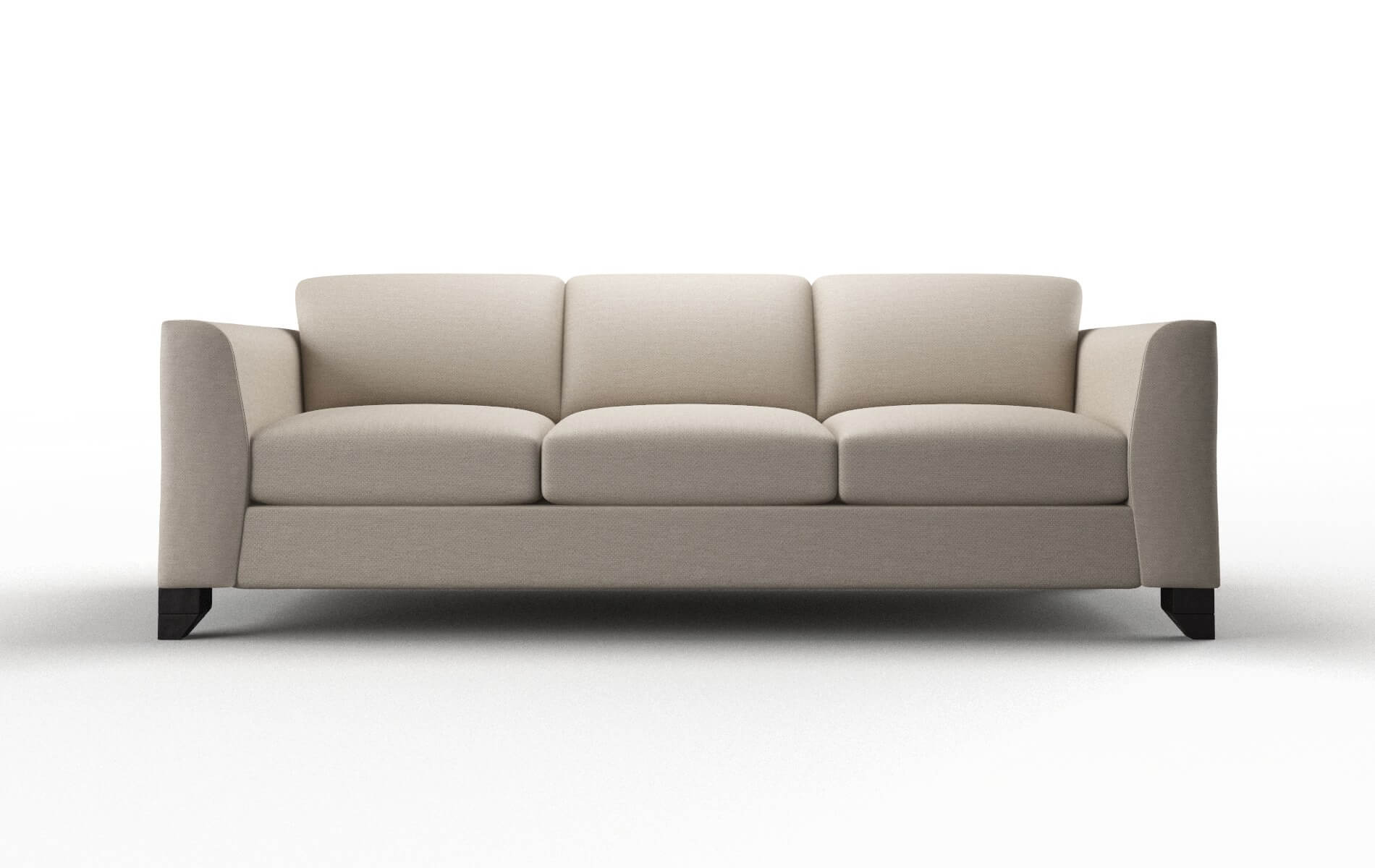 Paris Naples Almond Sofa espresso legs 1