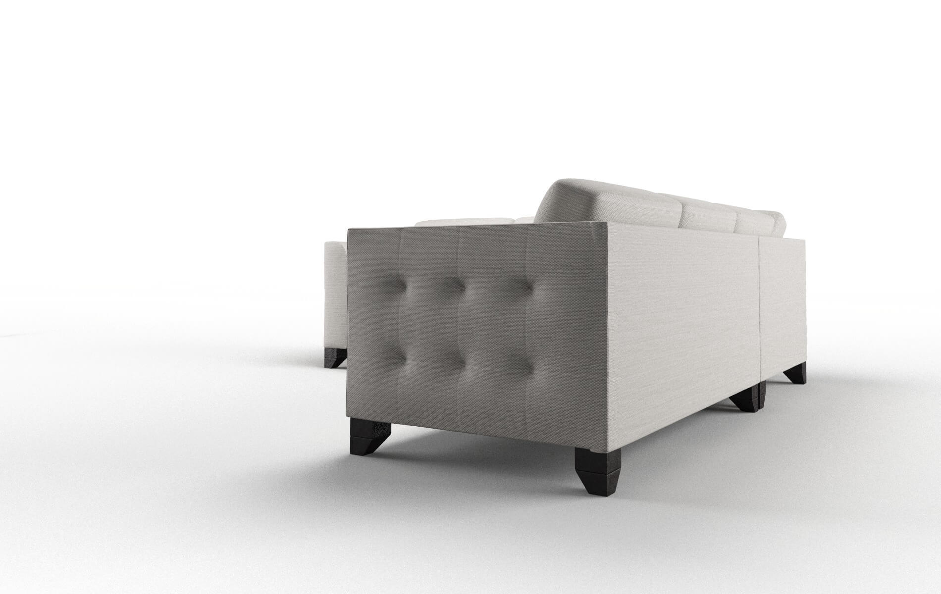 Paris Naples Ash Sectional espresso legs 4